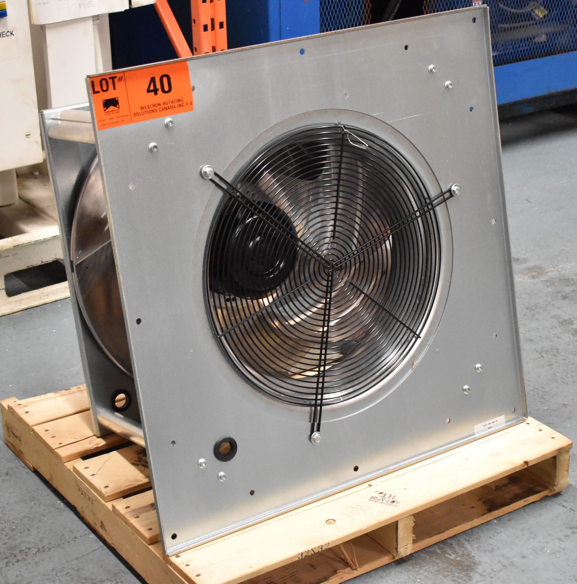 EMBPAPST R3G630 BLOWER FAN WITH 21.5" OPENING, S/N: N/A (CI) [RIGGING FEES FOR LOT #40 - $25 CAD