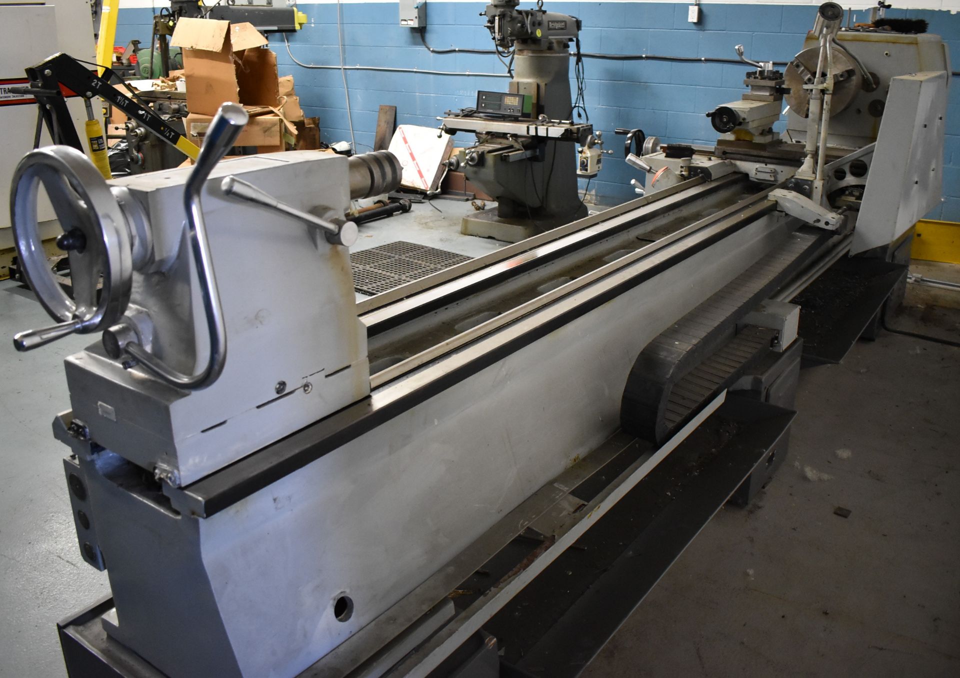 CY MAGNUM-CUT FEL-26120GCY GAP BED ENGINE LATHE WITH 26" SWING OVER BED, 120" BETWEEN CENTERS, 4.25" - Image 3 of 10