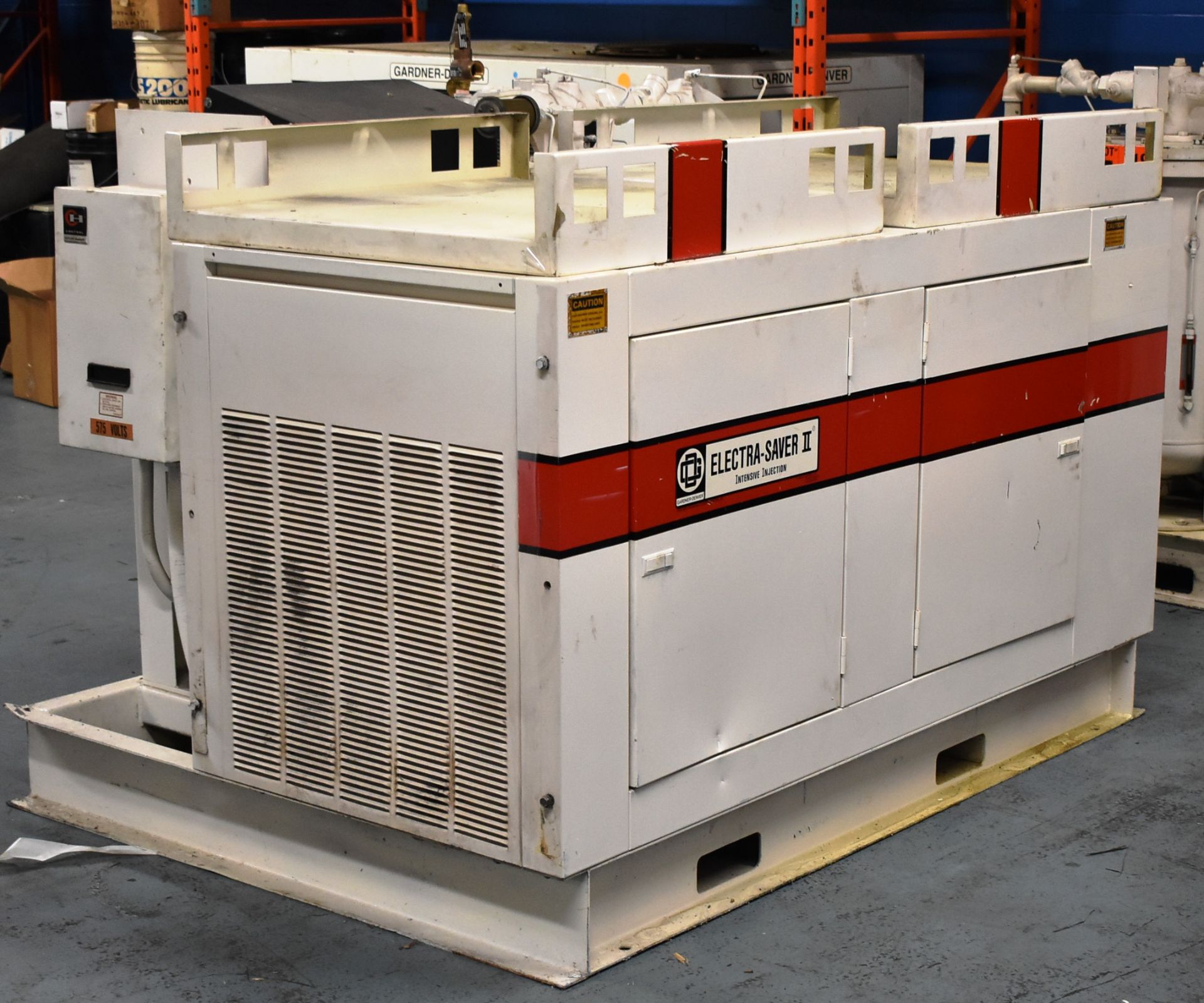 GARDNER DENVER EBHSJD ELECTRA SAVER II LIQUID-COOLED ROTARY SCREW AIR COMPRESSOR WITH 50 HP, 100 - Image 3 of 10