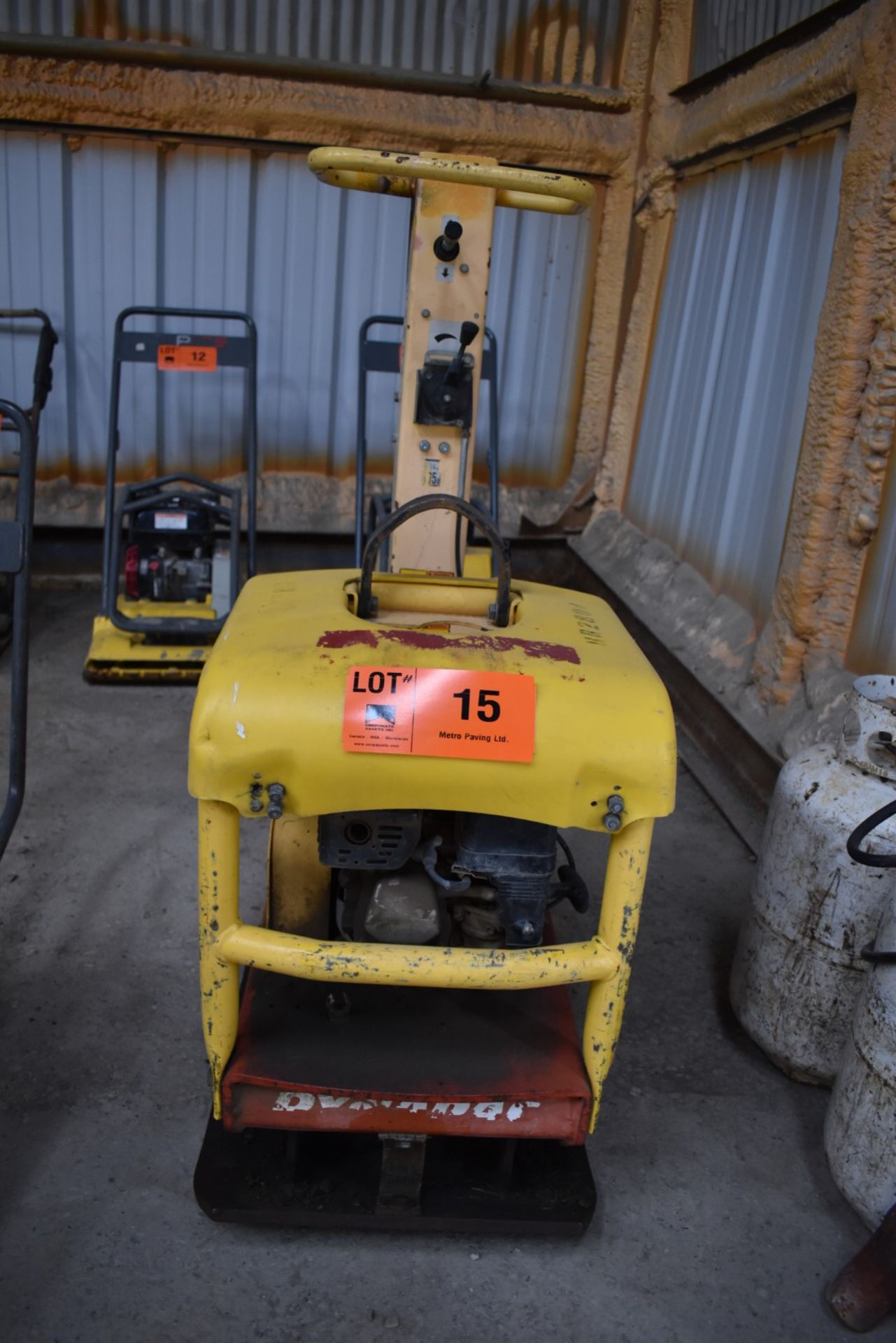 DYNAPACK (2010) LG200 GAS POWERED FORWARD PLATE COMPACTOR, S/N: 32007682 - Image 3 of 6