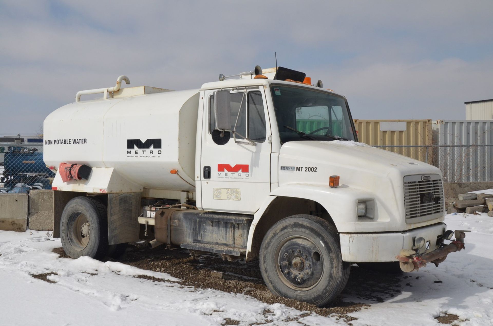 FREIGHTLINER FL70 WATER TRUCK, VIN: 1FULWHLBA6SL714073 (NOT IN SERVICE) - Image 3 of 20