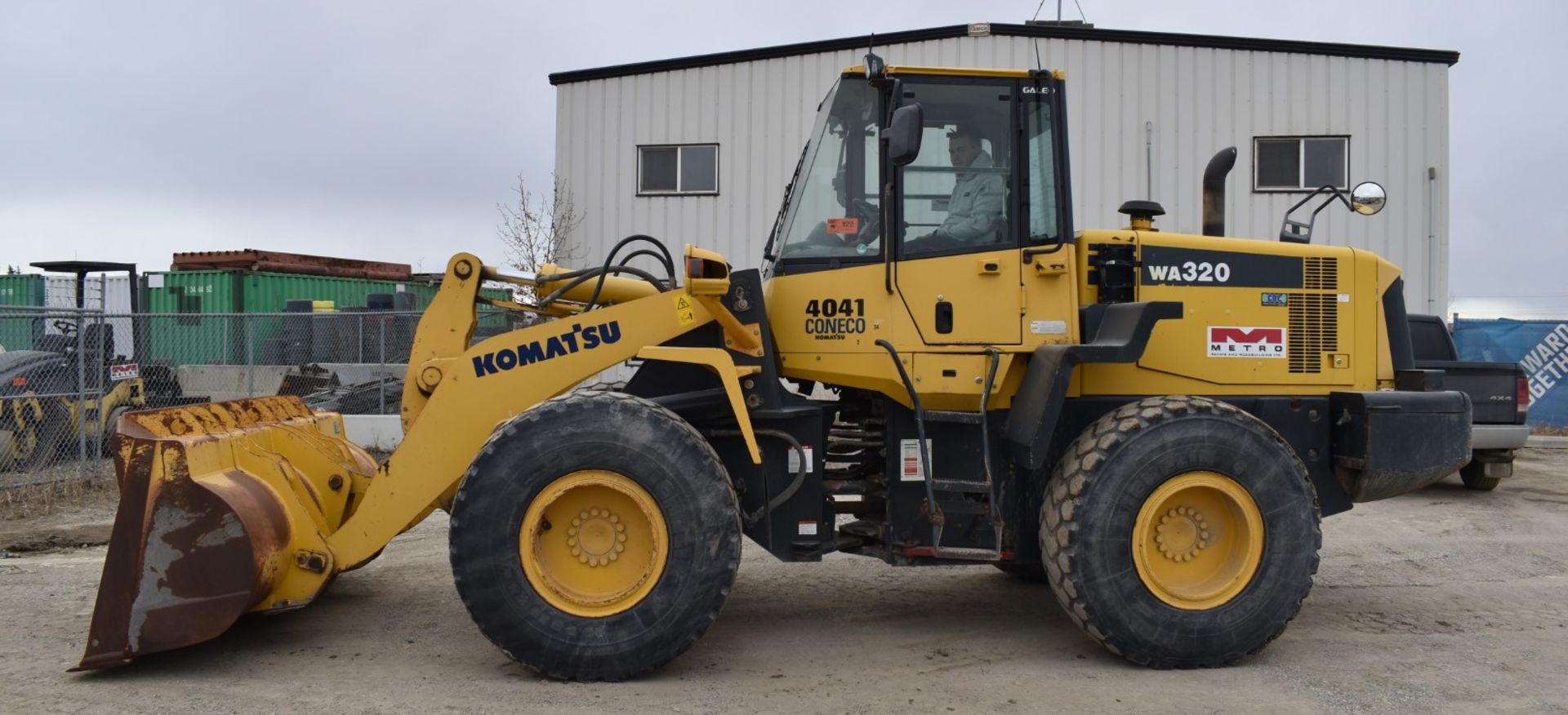 KOMATSU (2008) WA320-6 ARTICULATING FRONT-END WHEEL LOADER WITH BUCKET, APPROX. 7,885 HOURS ( - Image 3 of 20