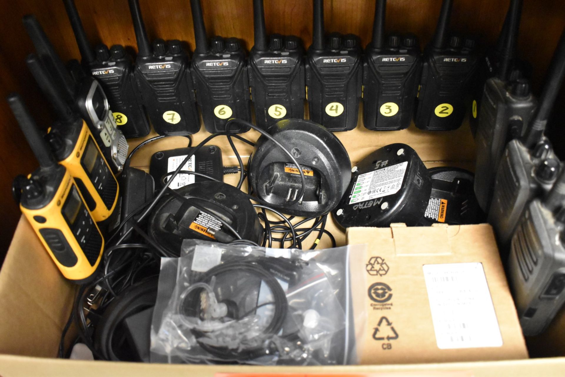LOT/ WALKIE TALKIES AND CHARGERS - Image 2 of 2