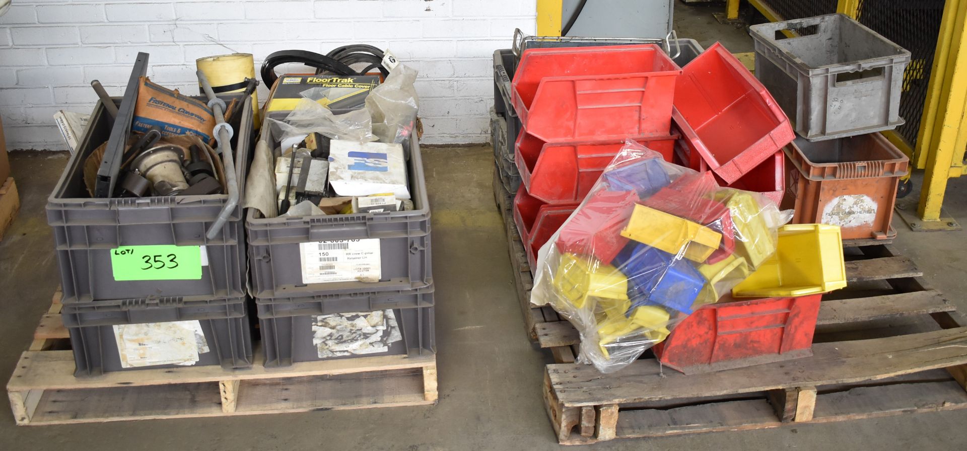 LOT/ SKIDS WITH CONTENTS - SHOP SUPPLIES, SPARE PARTS