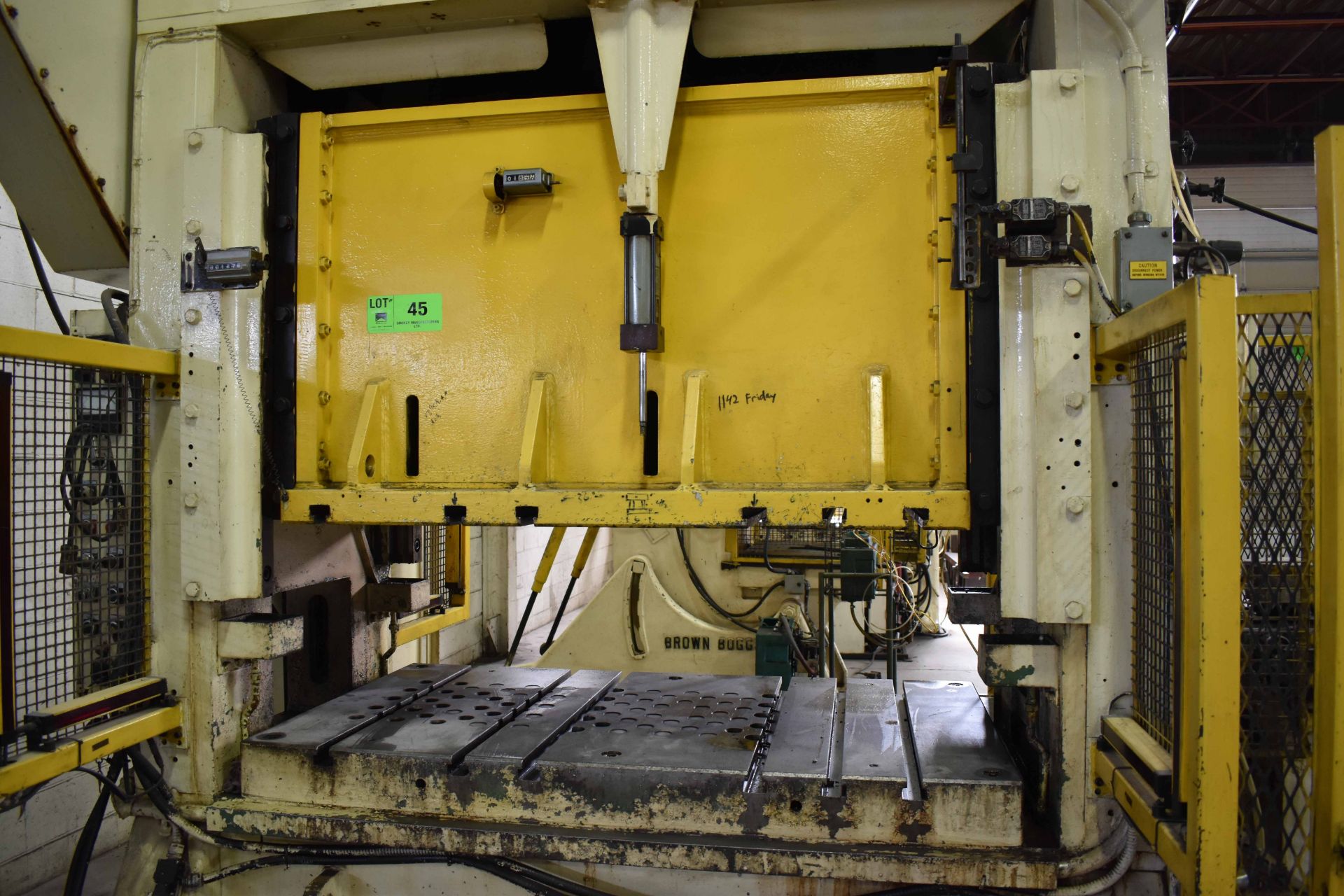 BLOW PRESS SC2-150-60-36 150 TON CAPACITY MECHANICAL SINGLE CRANK STRAIGHT SIDE PRESS WITH 6" - Image 3 of 6