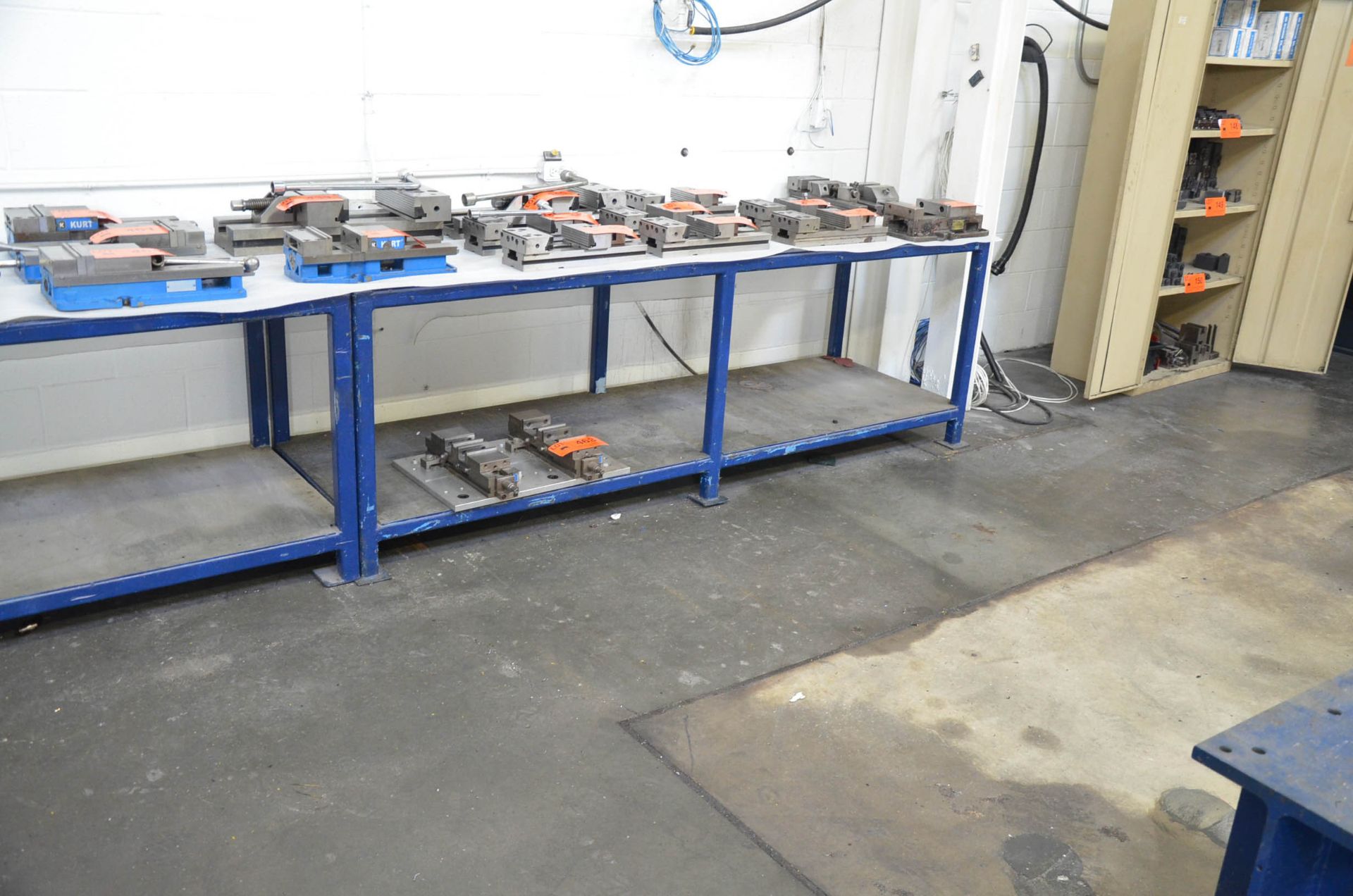 LOT/ (2) STEEL WORKBENCHES - Image 2 of 2