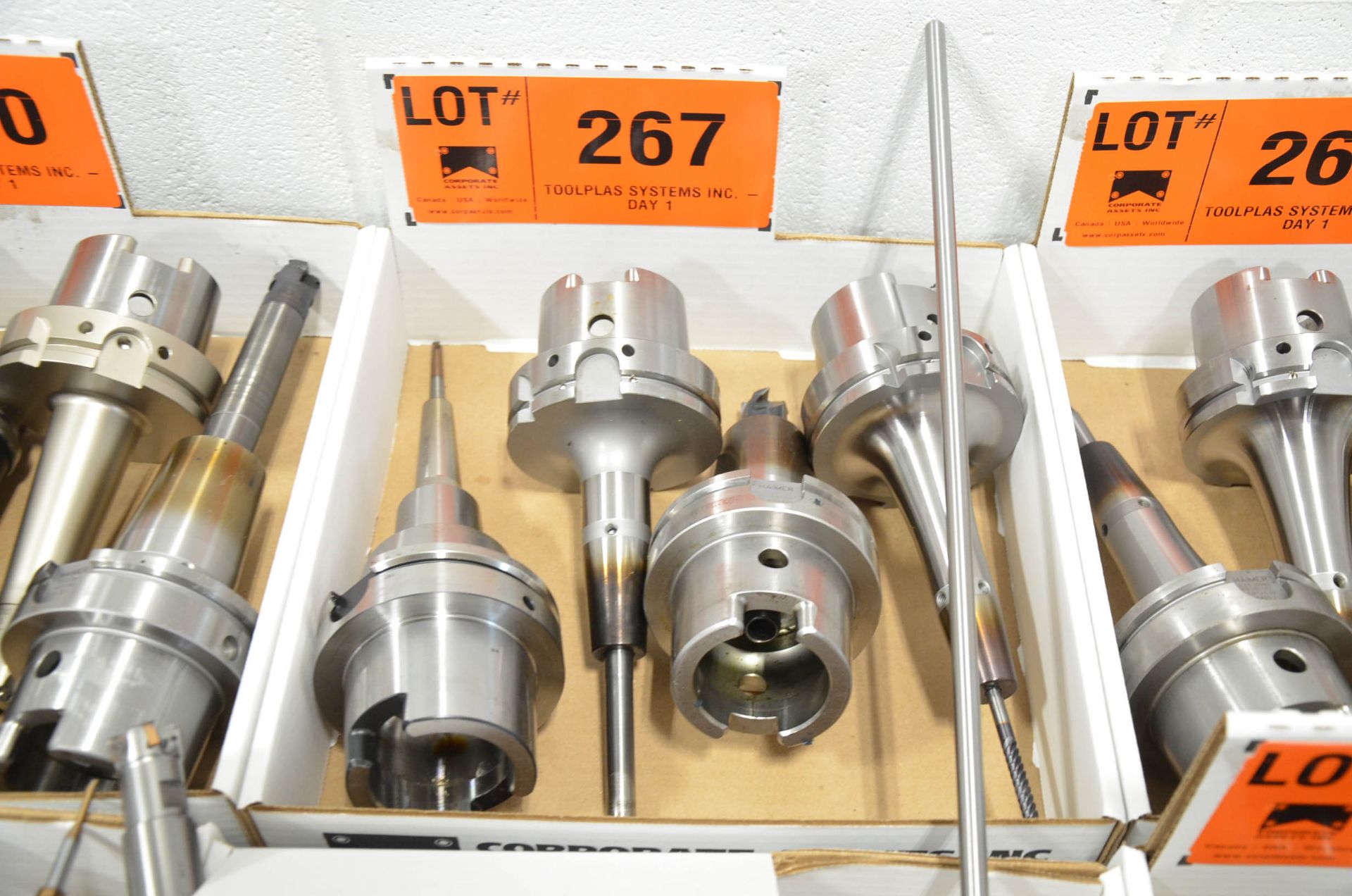 LOT/ (4) HSK-100A TOOL HOLDERS