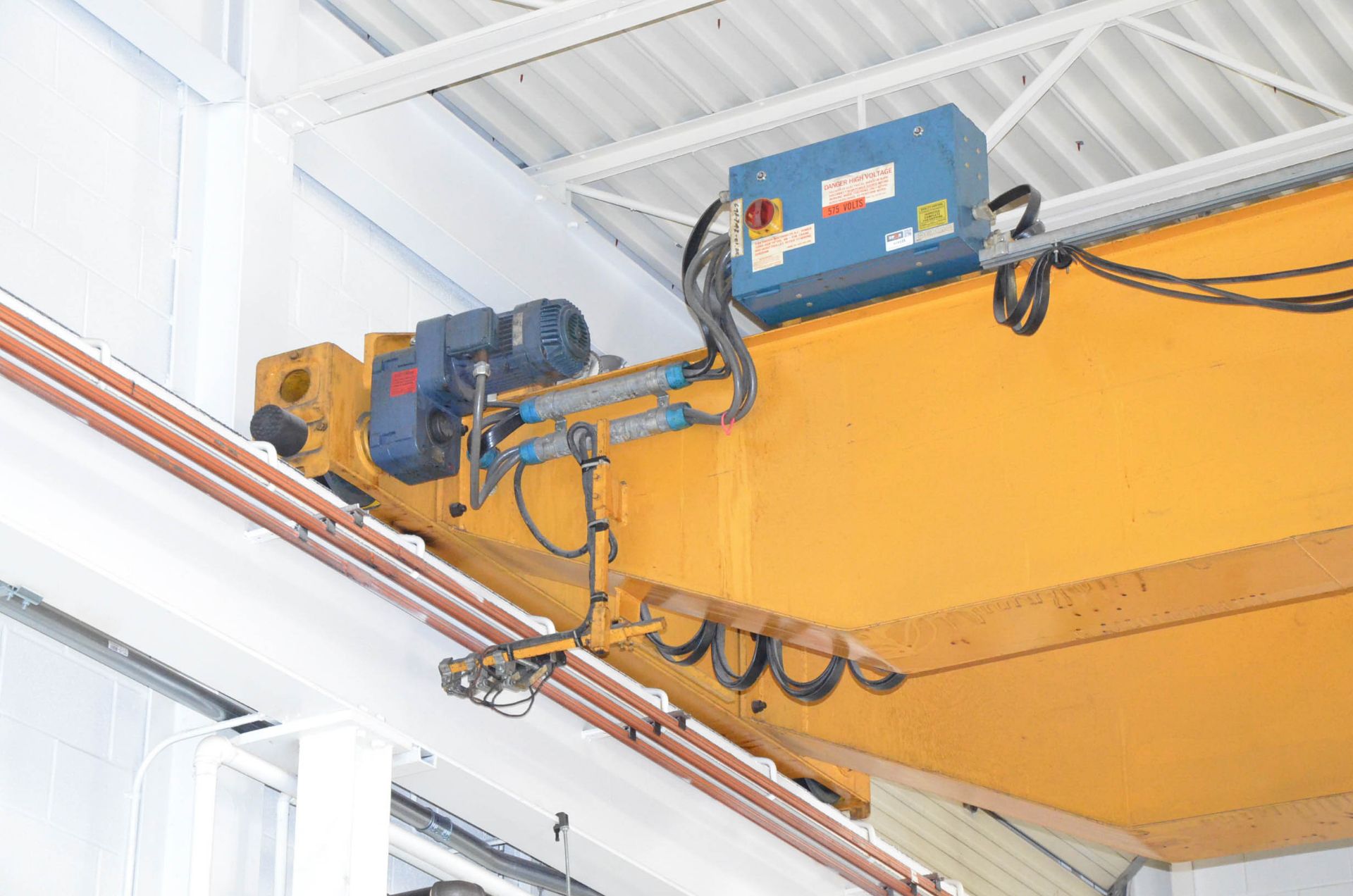 DEMAG 14TON CAPACITY DOUBLE GIRDER TOP-RUNNING OVERHEAD BRIDGE CRANE WITH APPROX. 47' SPAN, 20' - Image 6 of 6