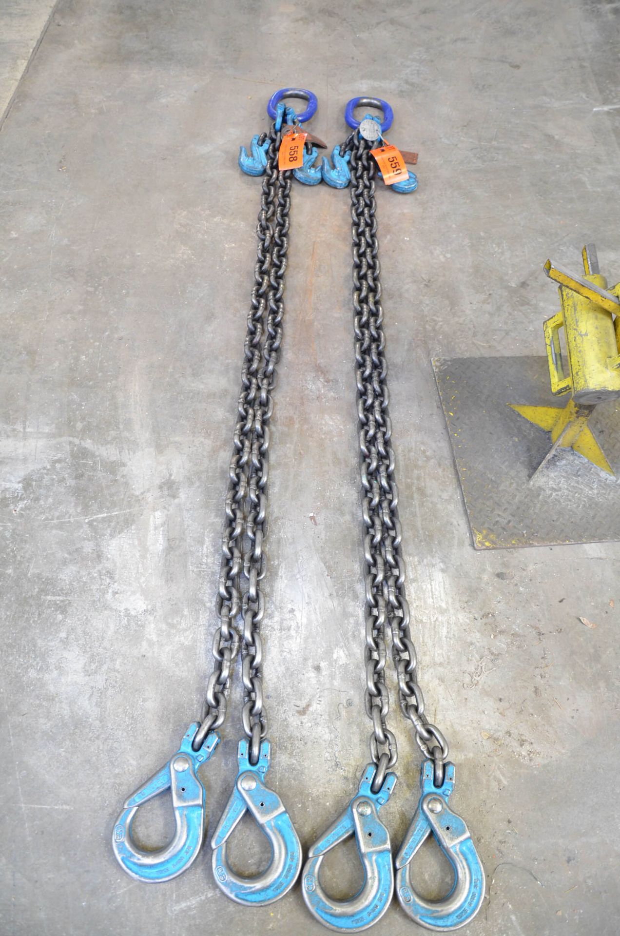 SPARTAN (2018) 5/8" X 8.5' 2-PART LIFTING CHAIN WITH 39,000 LBS CAPACITY