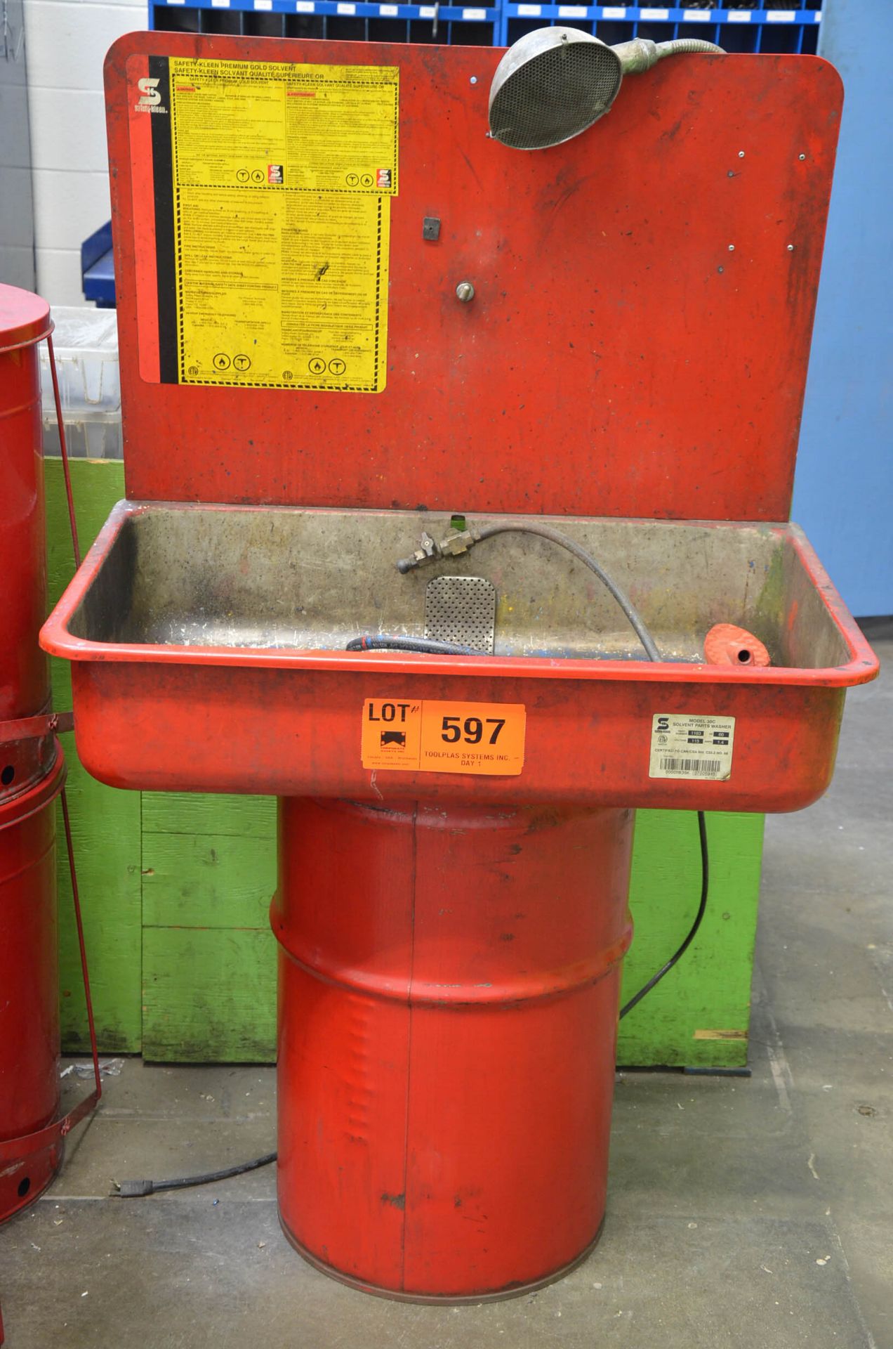 SAFETYKLEEN PARTS WASHER