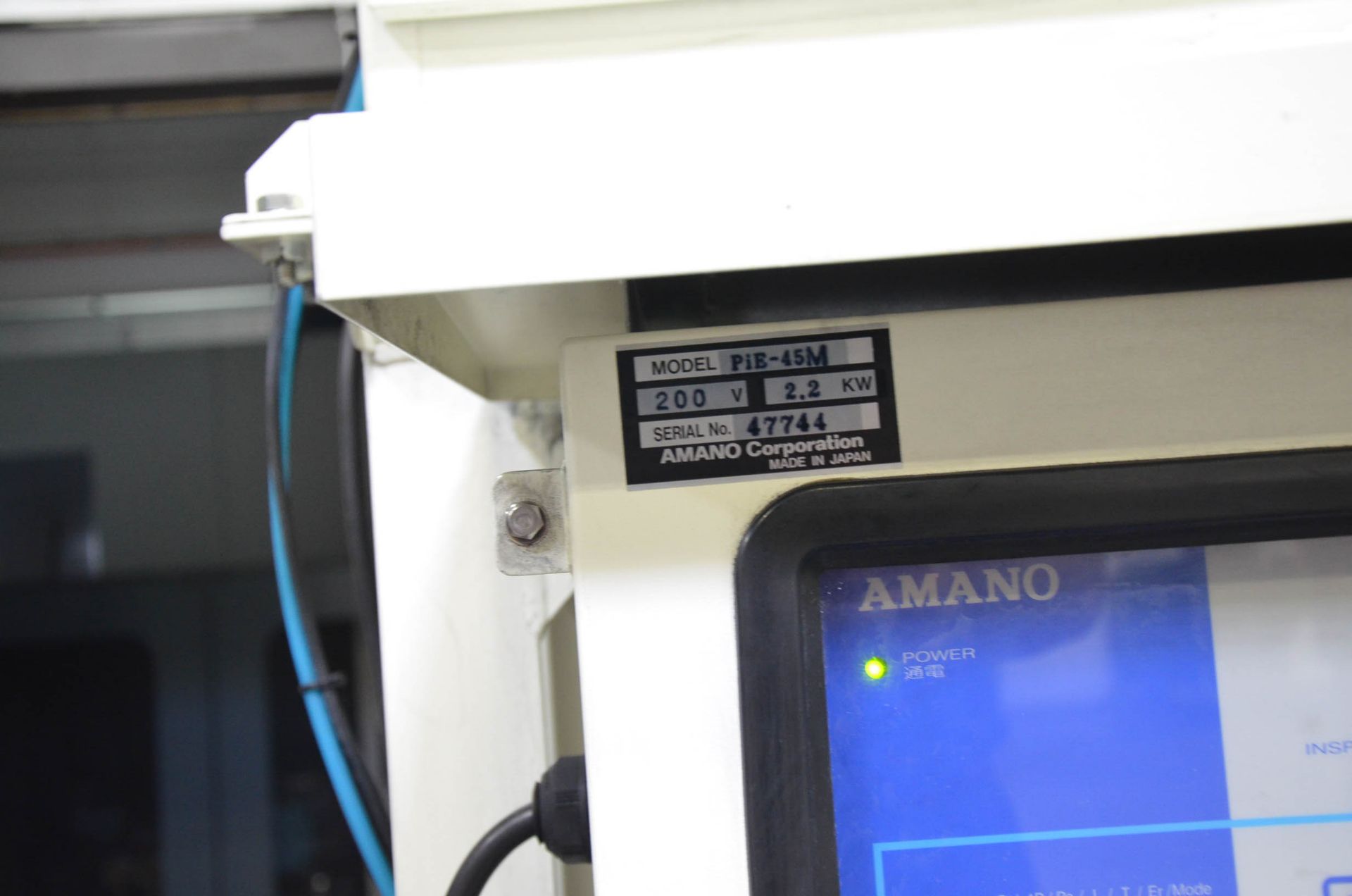 AMANO PIE-45M 3HP CYCLONIC-TYPE DUST COLLECTOR, 200V/3PH/60HZ, 47744 (CI) [RIGGING FEES FOR LOT #143 - Image 2 of 2