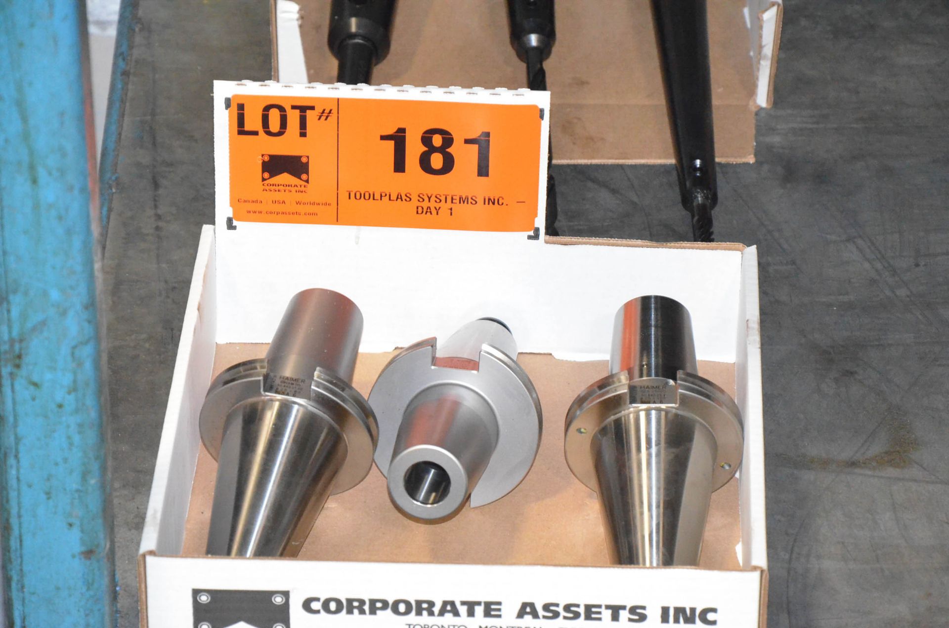 LOT/ (3) CAT 50 TOOL HOLDERS