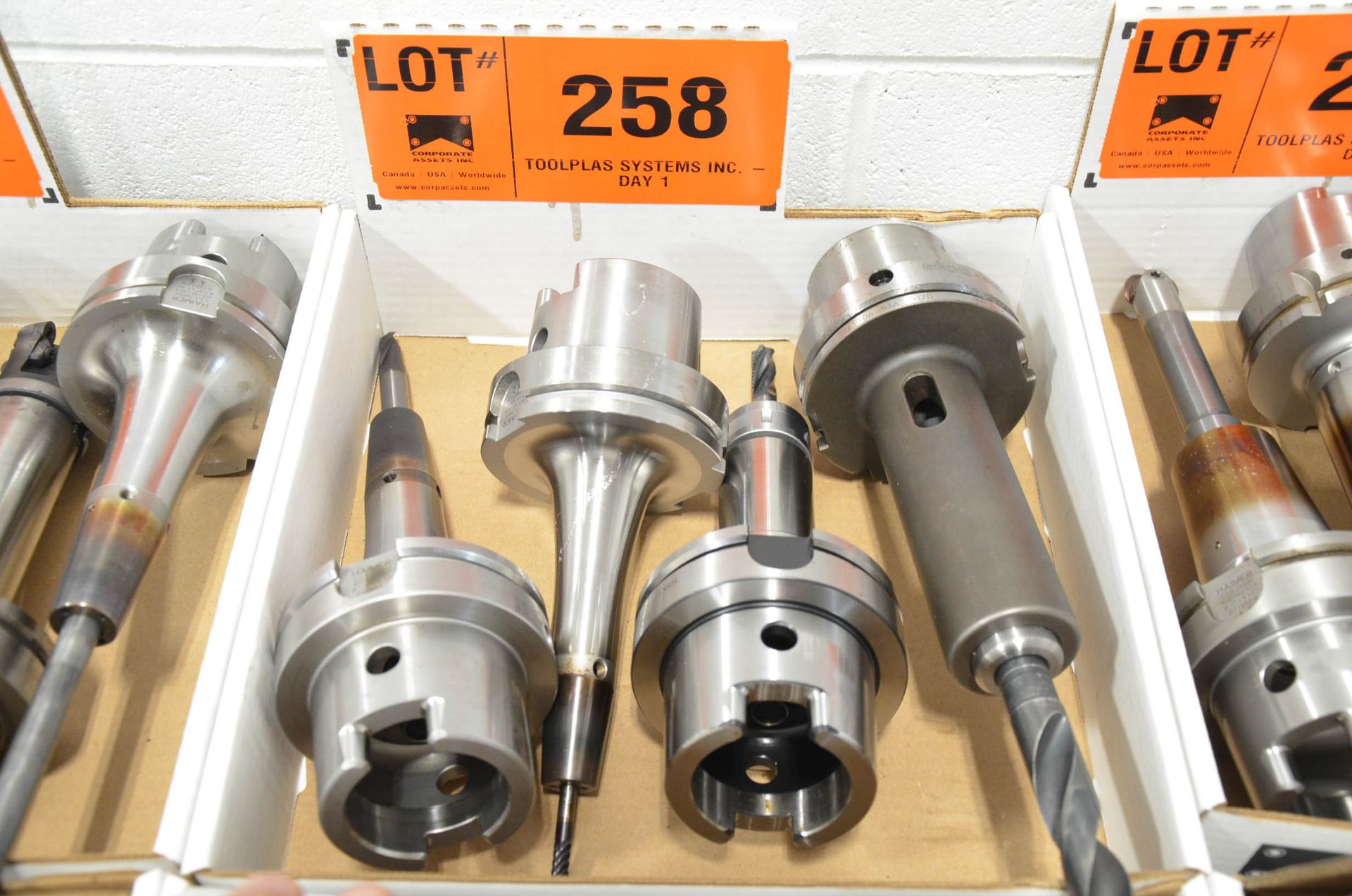 LOT/ (4) HSK-100A TOOL HOLDERS