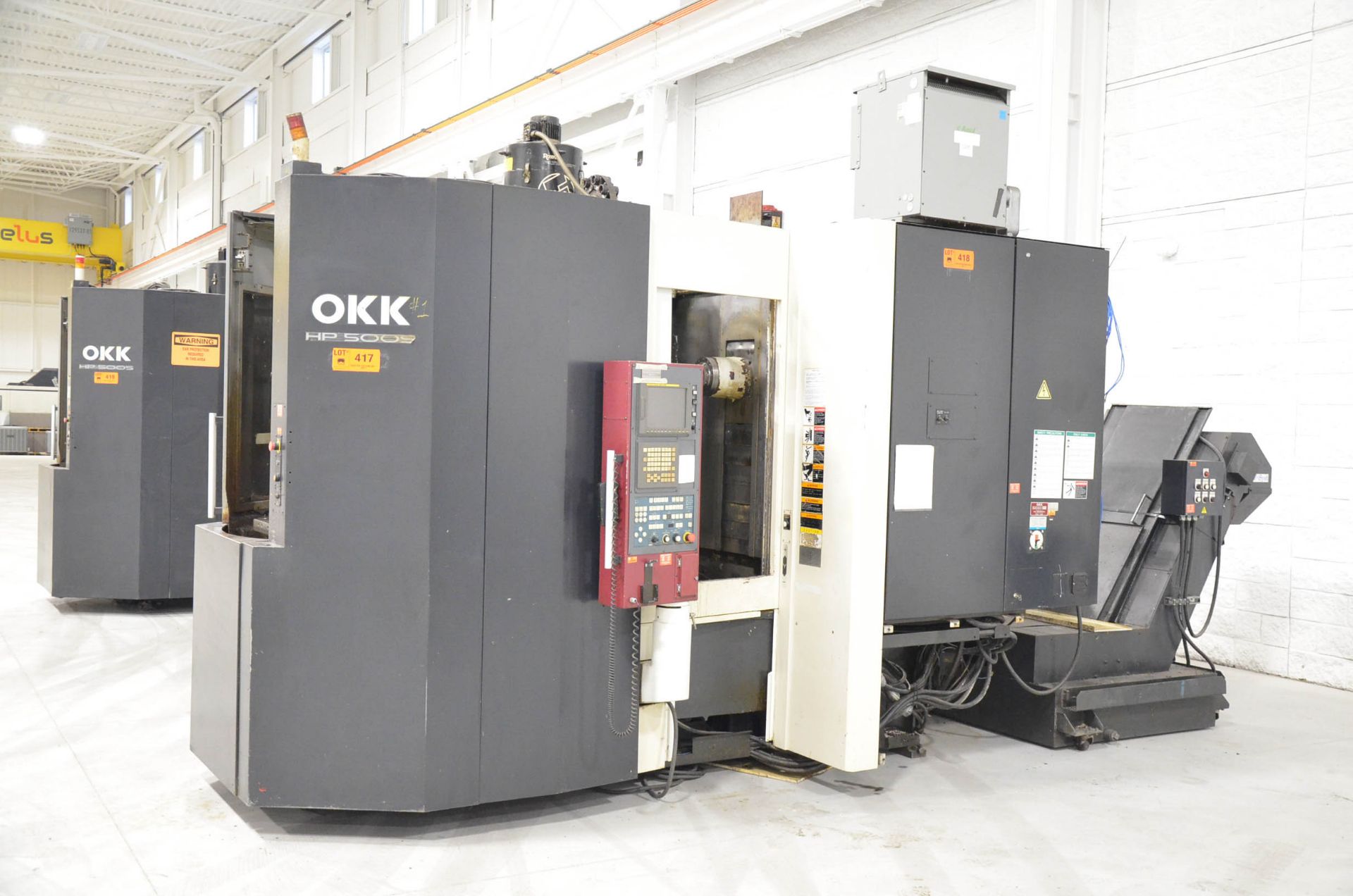 OKK (2006) HP500S TWIN-PALLET CNC HORIZONTAL MACHINING CENTER WITH FANUC 180I S-MB CNC CONTROL, 19.