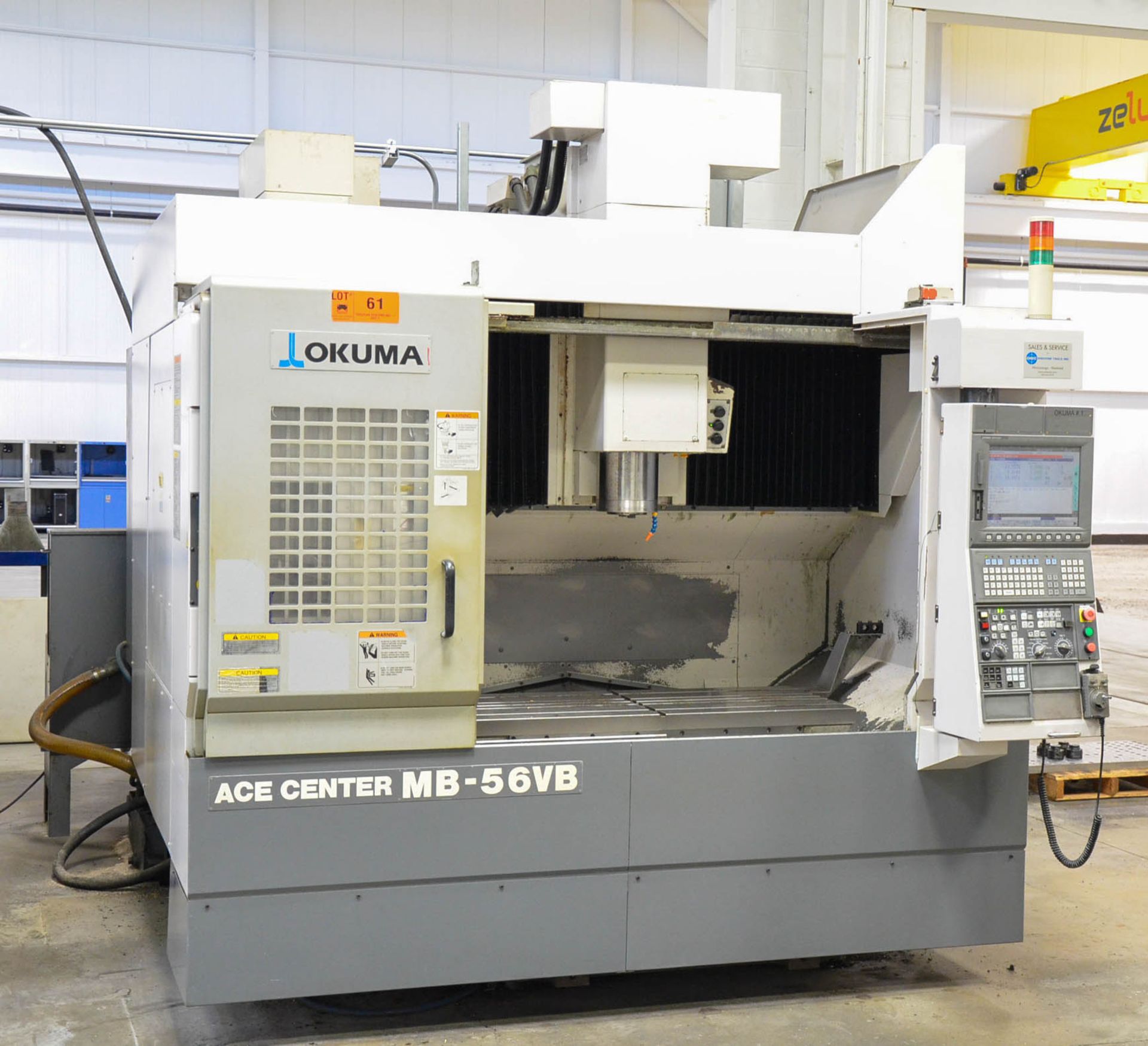 OKUMA (2007) ACE CENTER MB-56VB CNC VERTICAL MACHINING CENTER WITH OKUMA OSP-P200M CNC CONTROL,