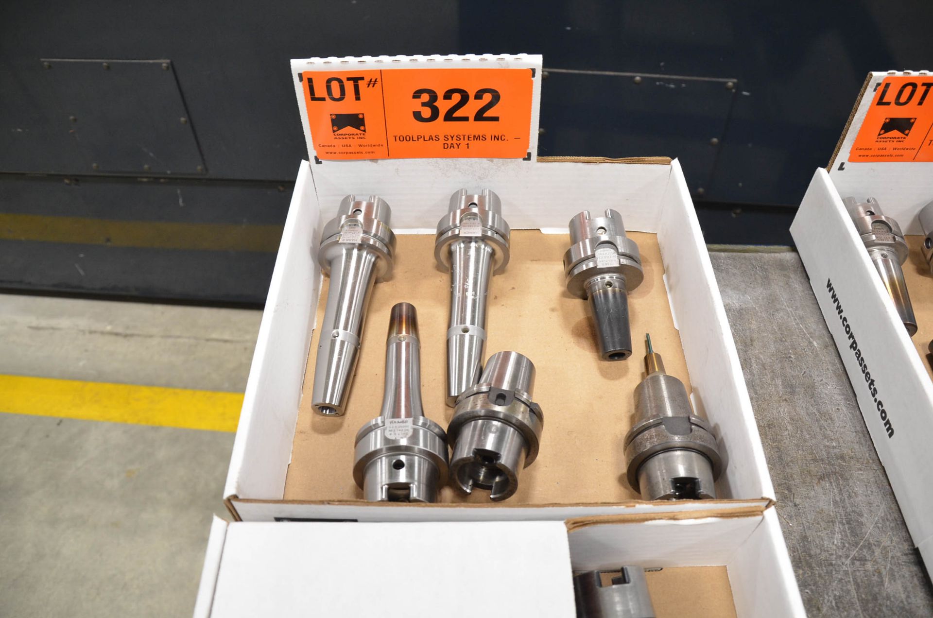 LOT/ (6) HSK-A63 TOOL HOLDERS