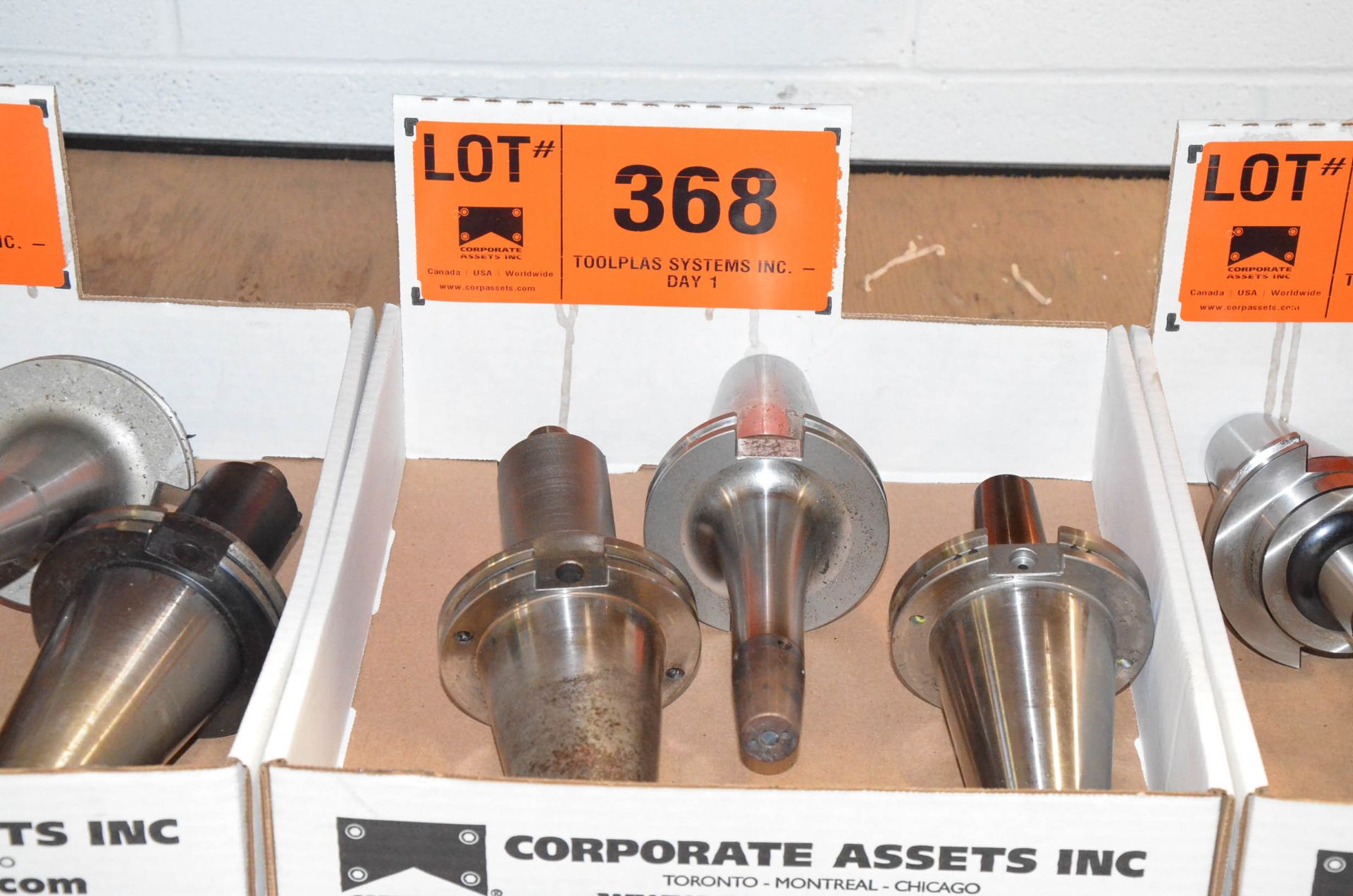 LOT/ (3) CAT 50 TOOL HOLDERS