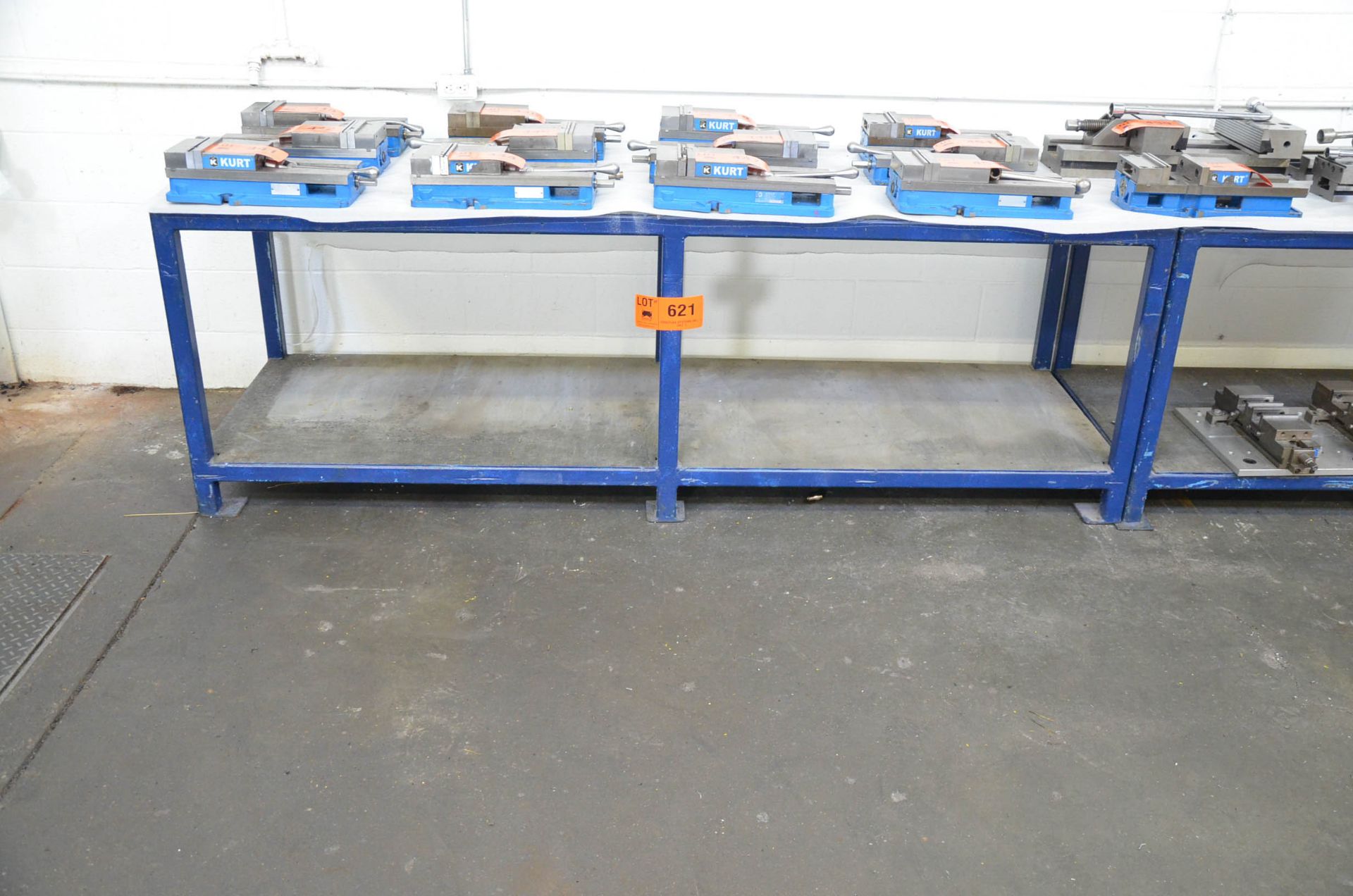 LOT/ (2) STEEL WORKBENCHES