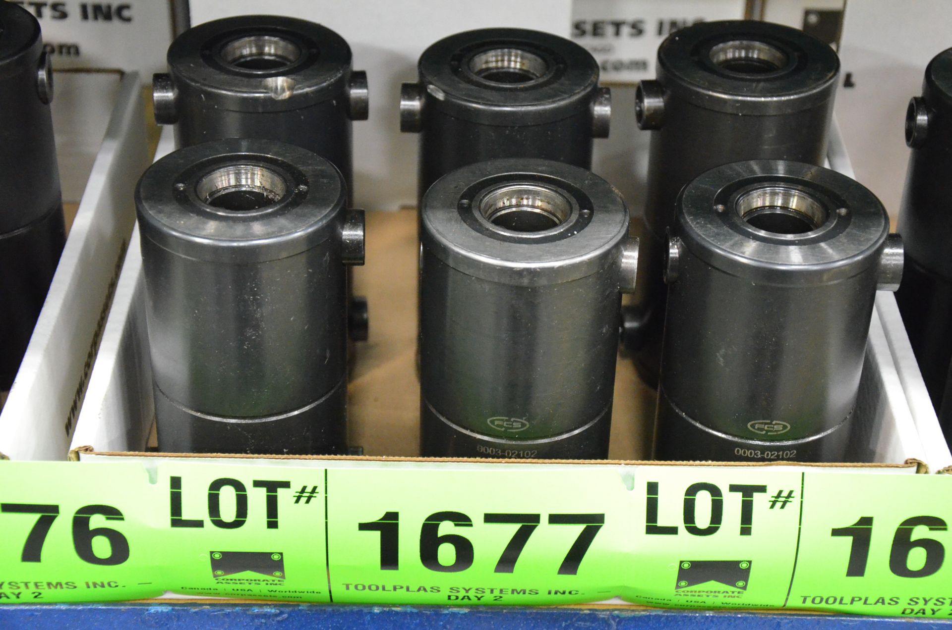LOT/ (6) FCS SYSTEM 0003-02102 CLAMPING BODIES