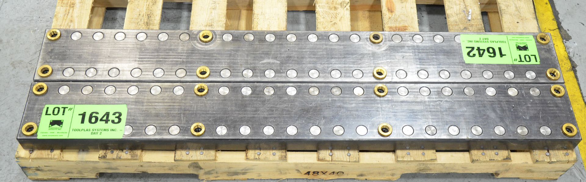 5.75 "W x 47.25 "L PLATE WITH FCS SYSTEM CLAMPING