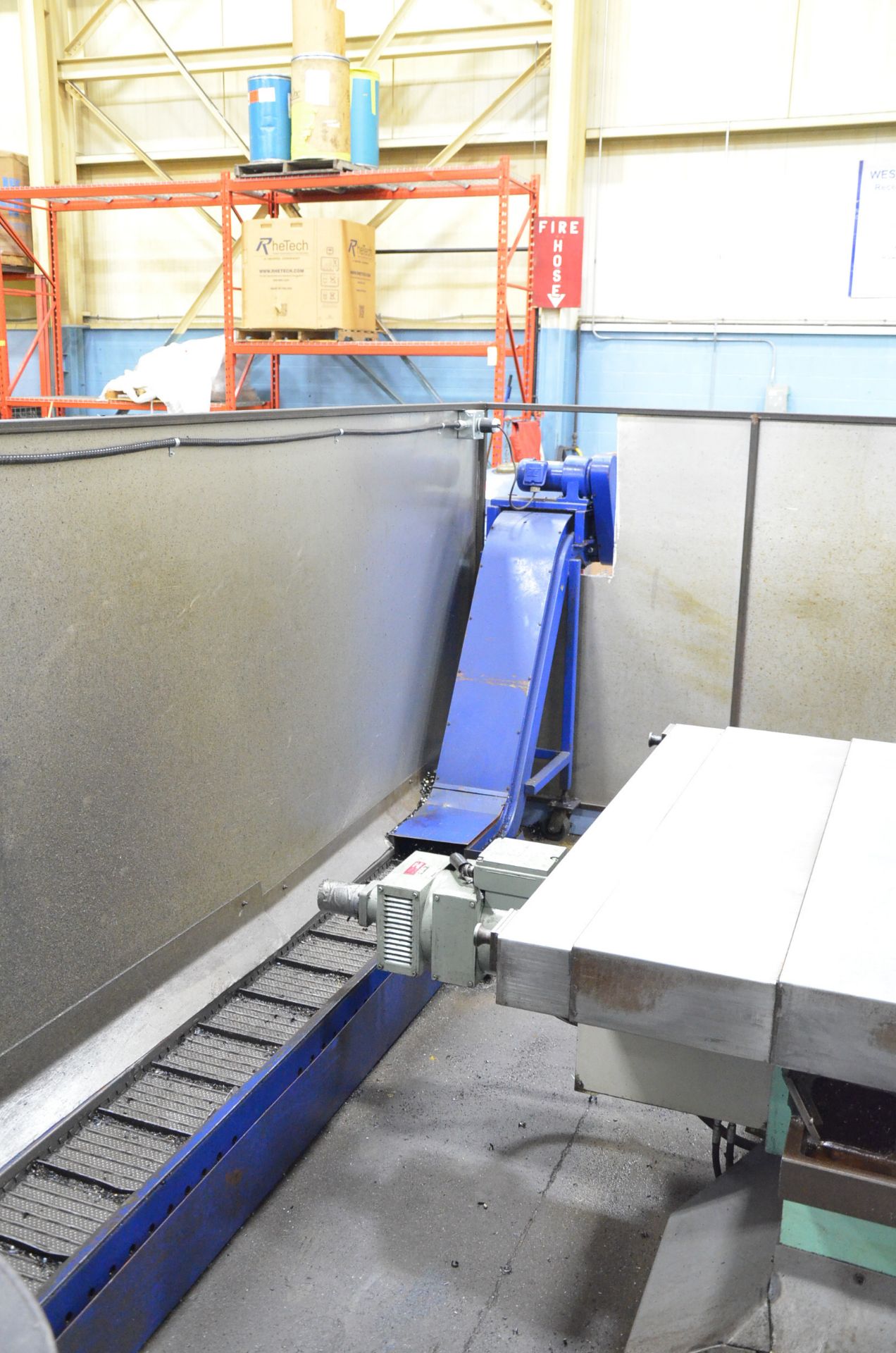 TOS WHN-13-4-A TABLE-TYPE HORIZONTAL BORING MILL WITH 5" SPINDLE, 63"X70.5" T-SLOT ROTARY TABLE, - Image 10 of 10