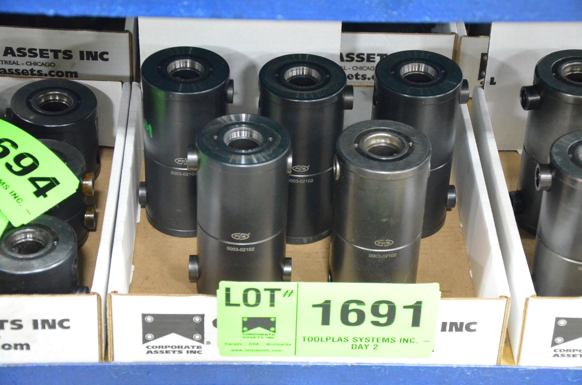 LOT/ (5) FCS SYSTEM 0003-02102 CLAMPING BODIES