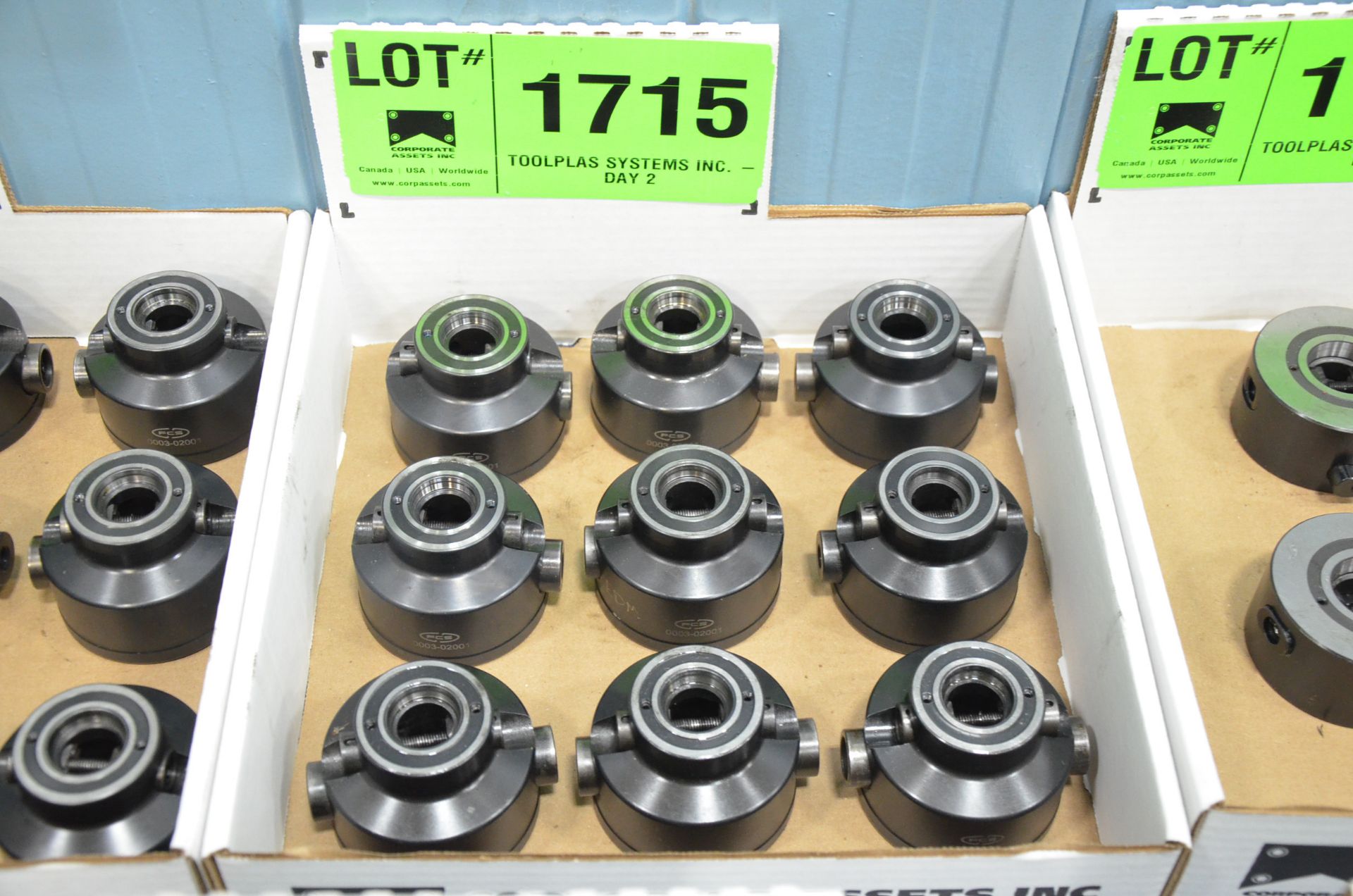 LOT/ (9) FCS SYSTEM 0003-02001 CLAMPING BODIES