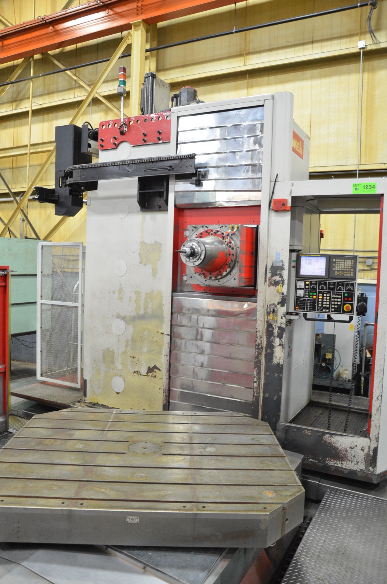 AWEA (2007) BL2018FM CNC HORIZONTAL BORING/MILLING MACHINE WITH FANUC SERIES 18I-MB CNC CONTROL, 6. - Image 5 of 13