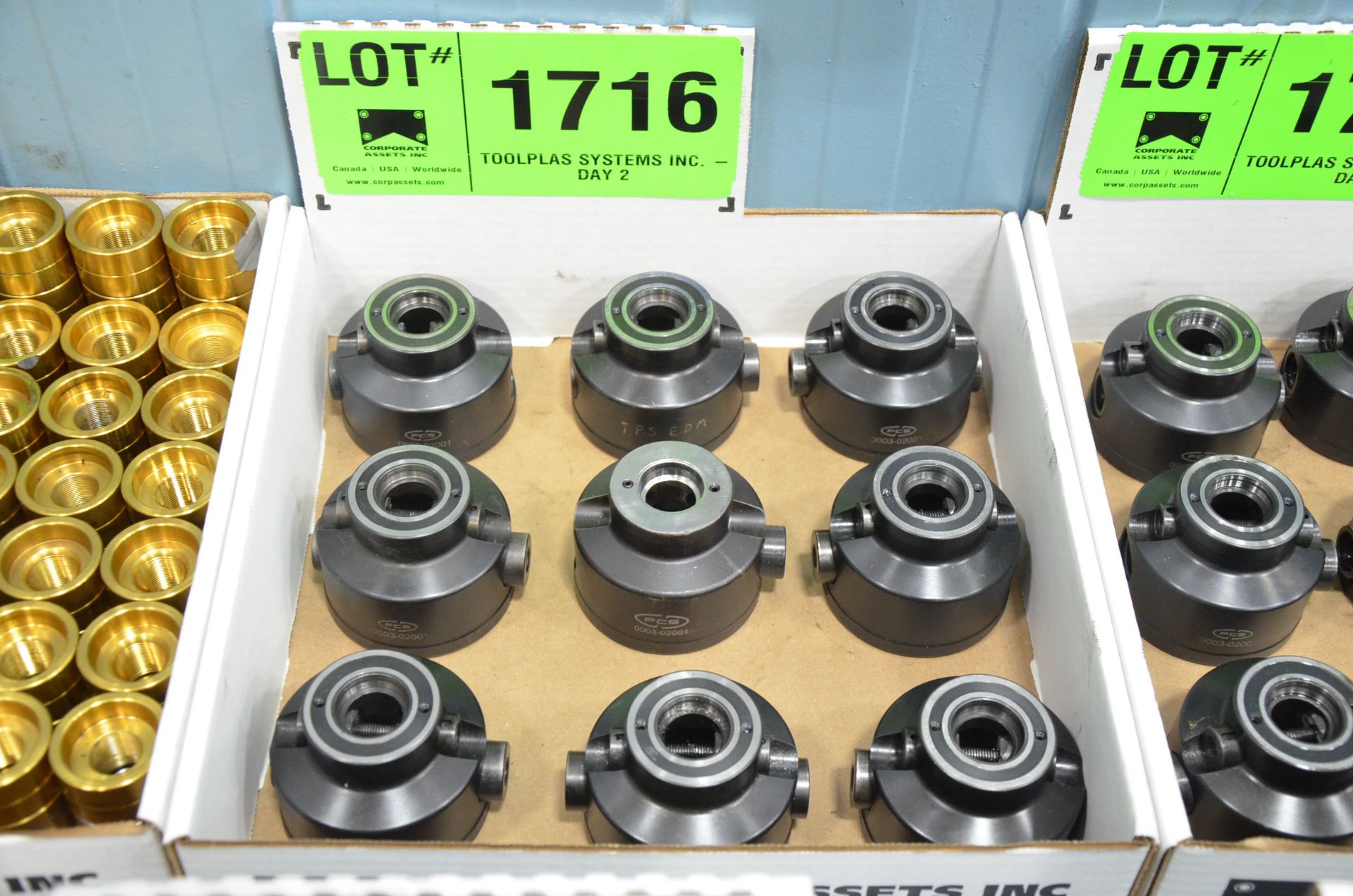 LOT/ (9) FCS SYSTEM 0003-02001 CLAMPING BODIES