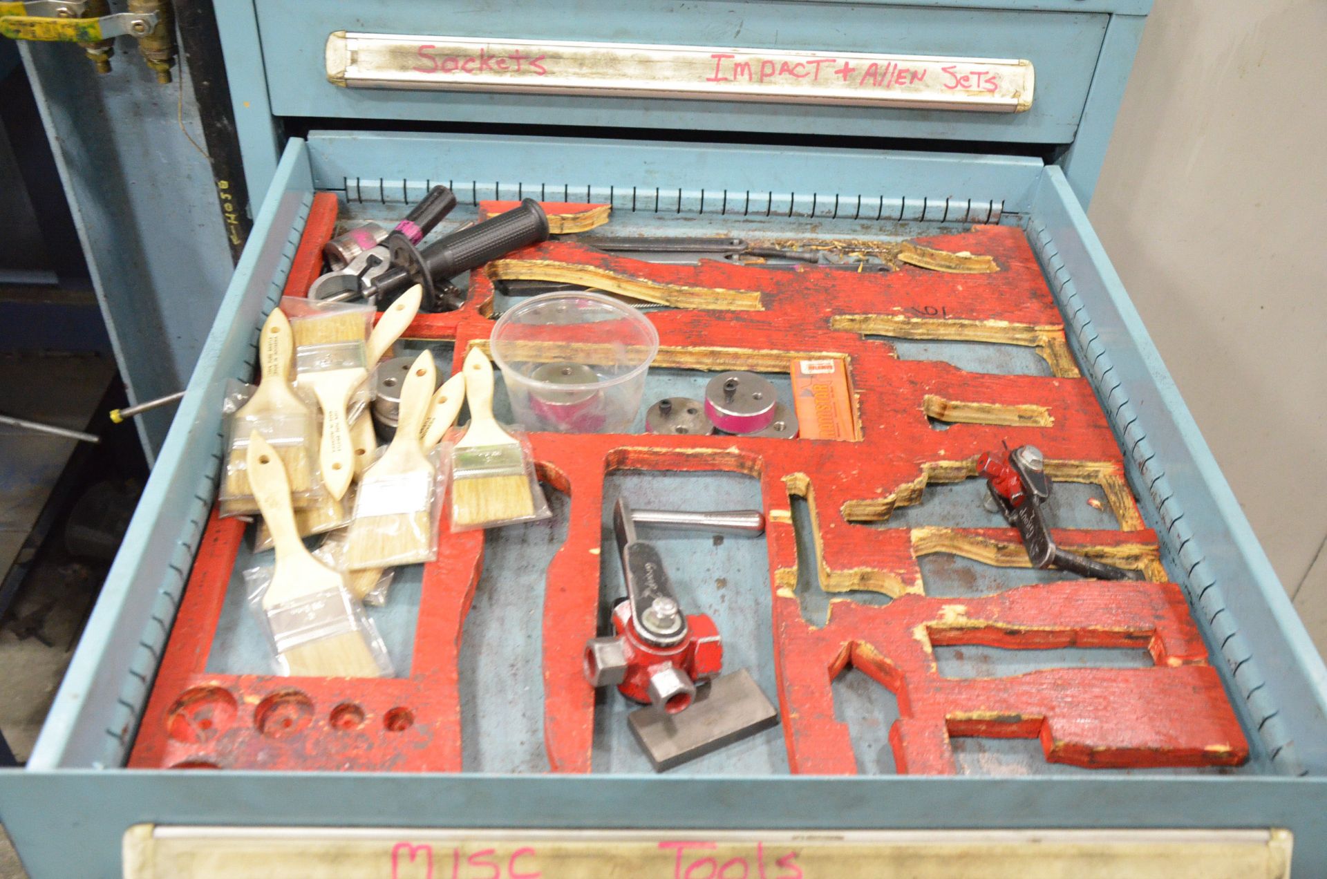 LOT/ STANLEY VIDMAR 7-DRAWER TOOL CABINET WITH CONTENTS - Image 3 of 4
