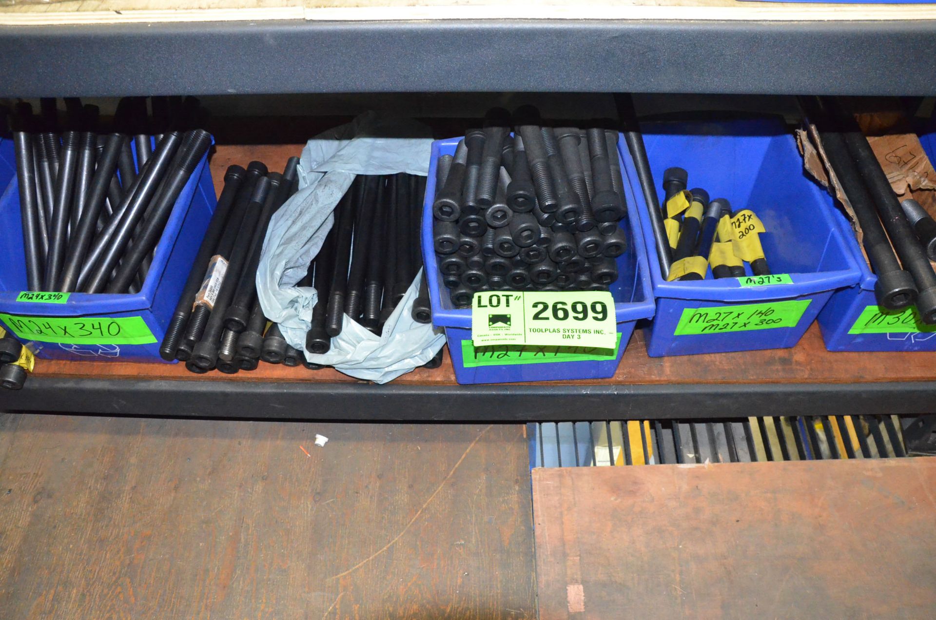 LOT/ CONTENTS OF SHELF - SUPPLIES, CONSUMABLES, PARTS AND COMPONENTS