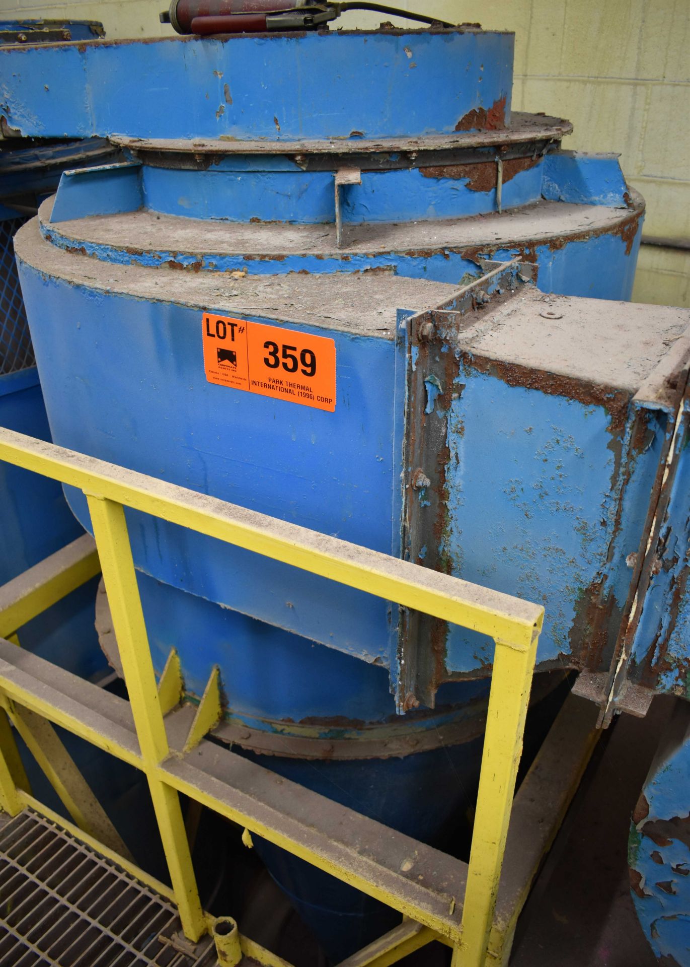 MFG. UNKNOWN 10 HP DUST COLLECTOR, S/N: N/A (CI) [RIGGING FEE FOR LOT #359 - $TBD CAD PLUS - Image 2 of 4