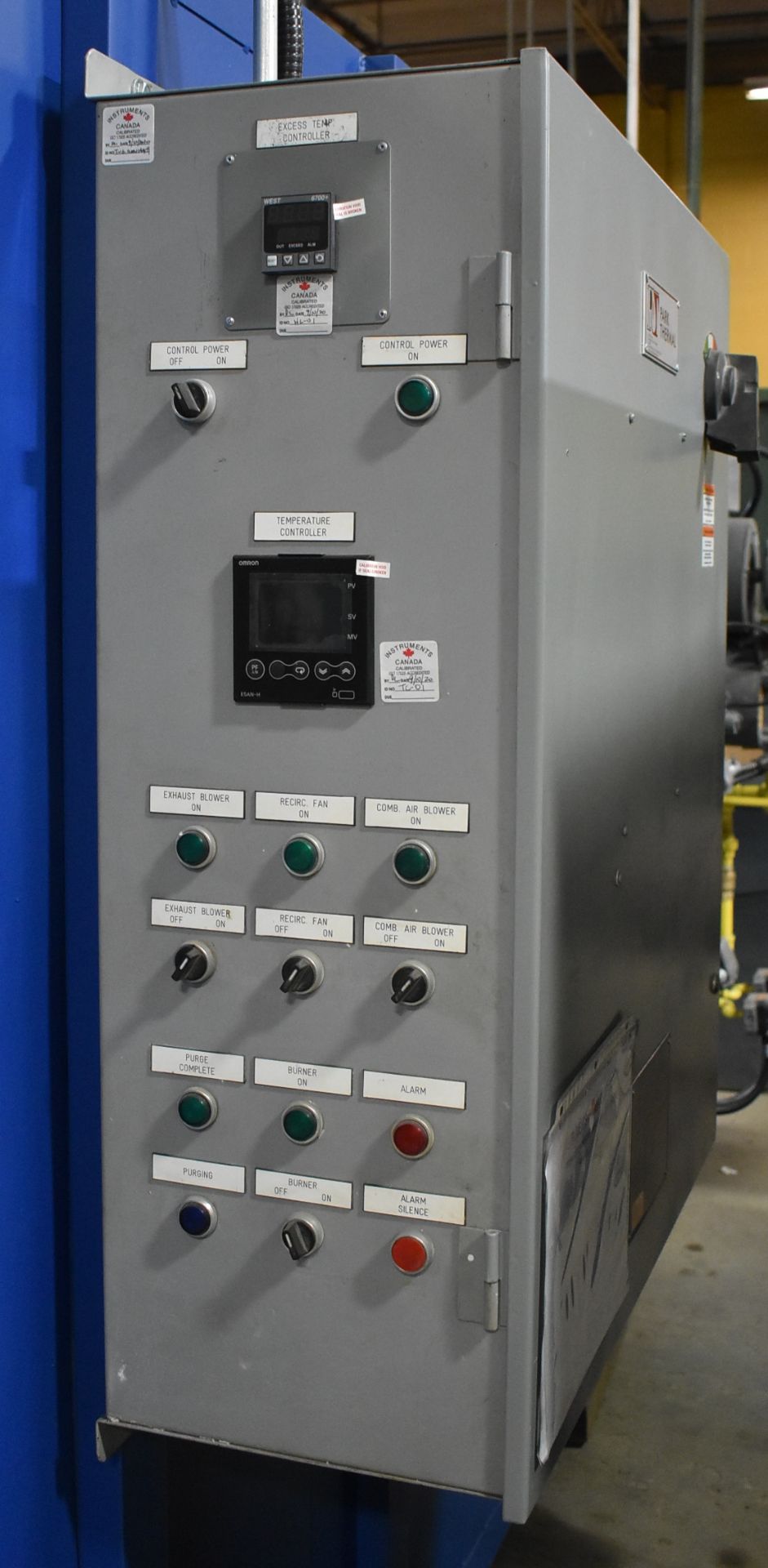 PARK THERMAL NATURAL GAS FIRED BATCH OVEN WITH 500 DEG. F. MAX. TEMPERATURE, 500,000 BTU/HR, 60" - Image 3 of 6