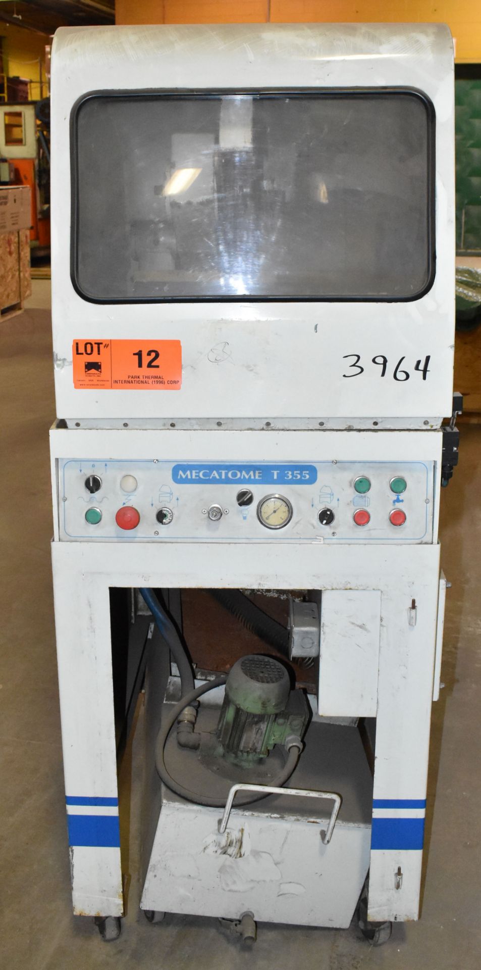 PRESI MECATOME T355 AUTOMATIC CUTTING MACHINE, S/N: 146 (CI) [RIGGING FEE FOR LOT #12 - $50 CAD PLUS