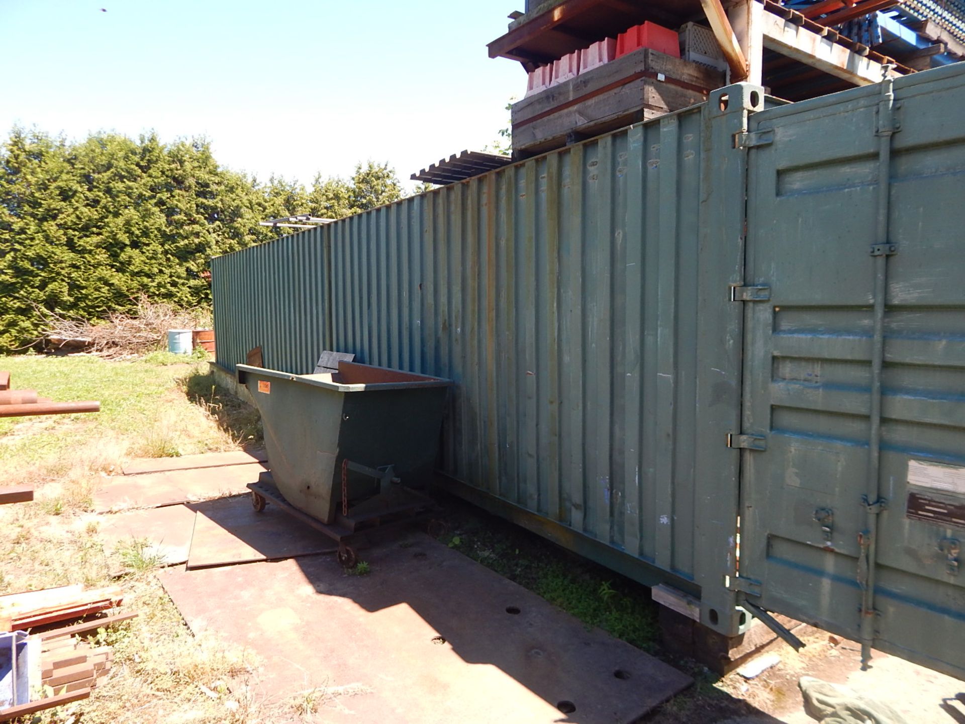 APPROX. 53' SHIPPING/STORAGE CONTAINER (NO CONTENTS) (DELAYED DELIVERY) (CI)