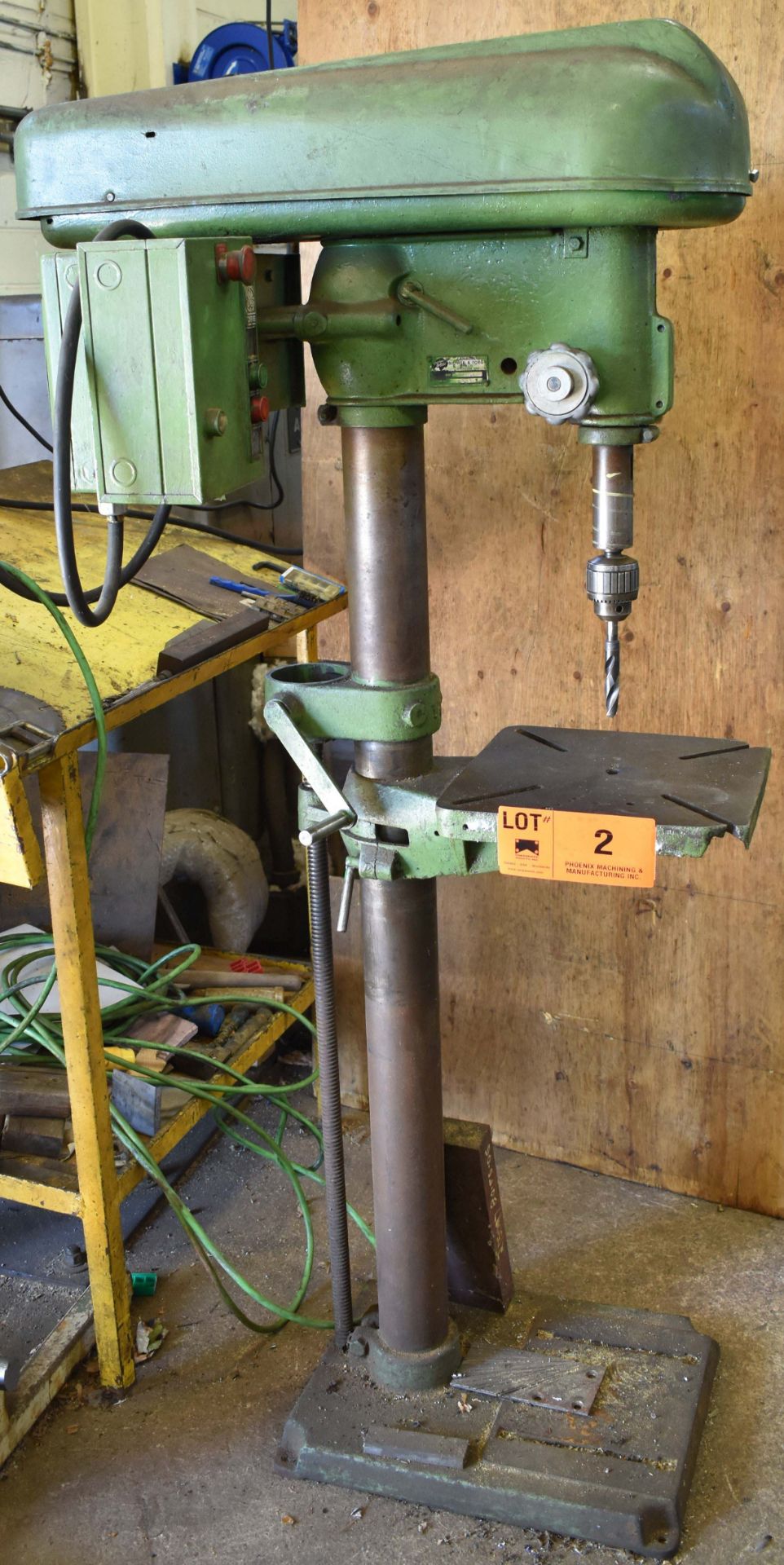 CANADIAN BUFFALO 18" FLOOR-TYPE DRILL PRESS, S/N: 1969