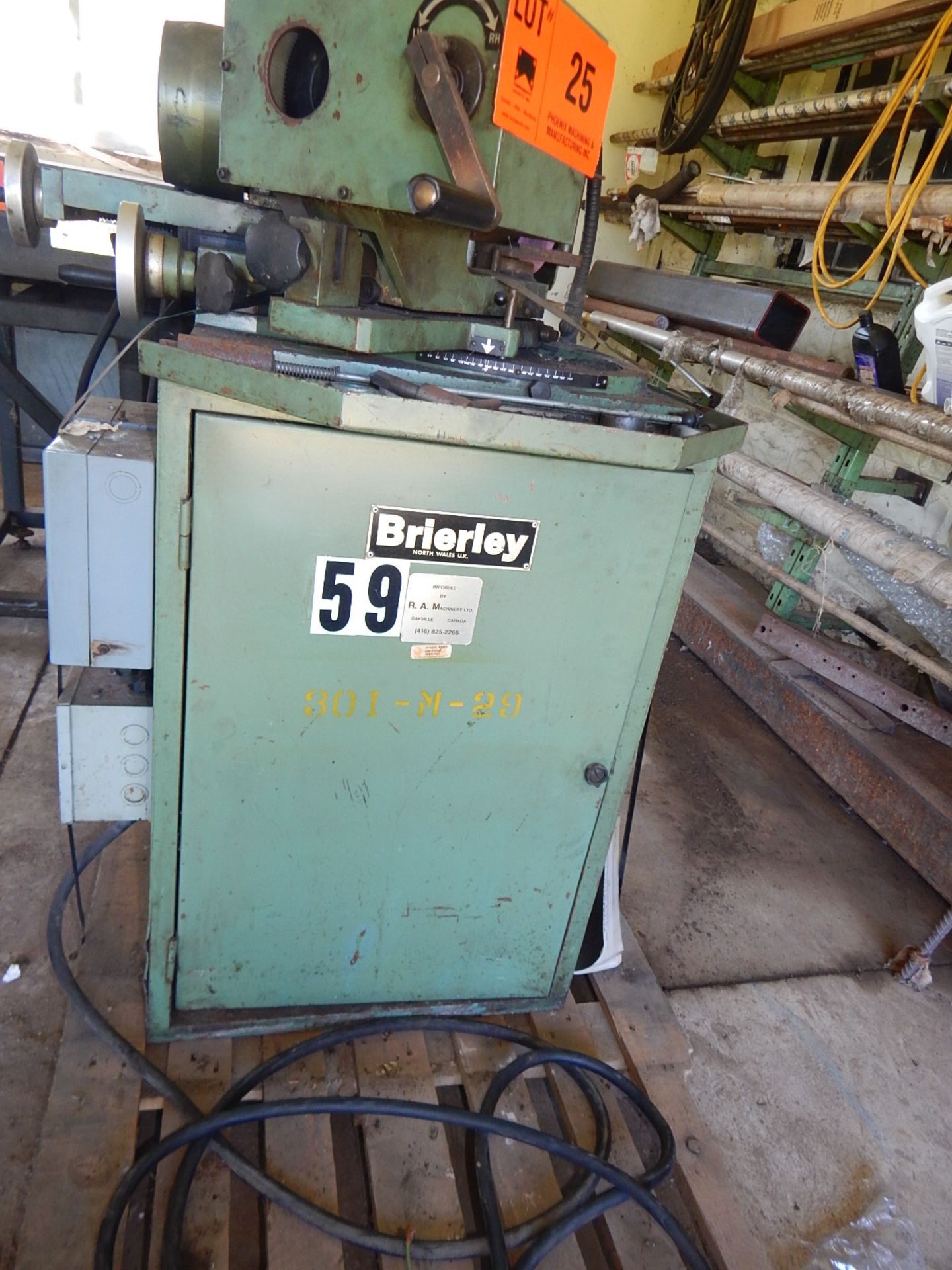 BRIERLEY ZB5J HEAVY DUTY DRILL GRINDER, S/N: 504C1197 (CI) - Image 4 of 4