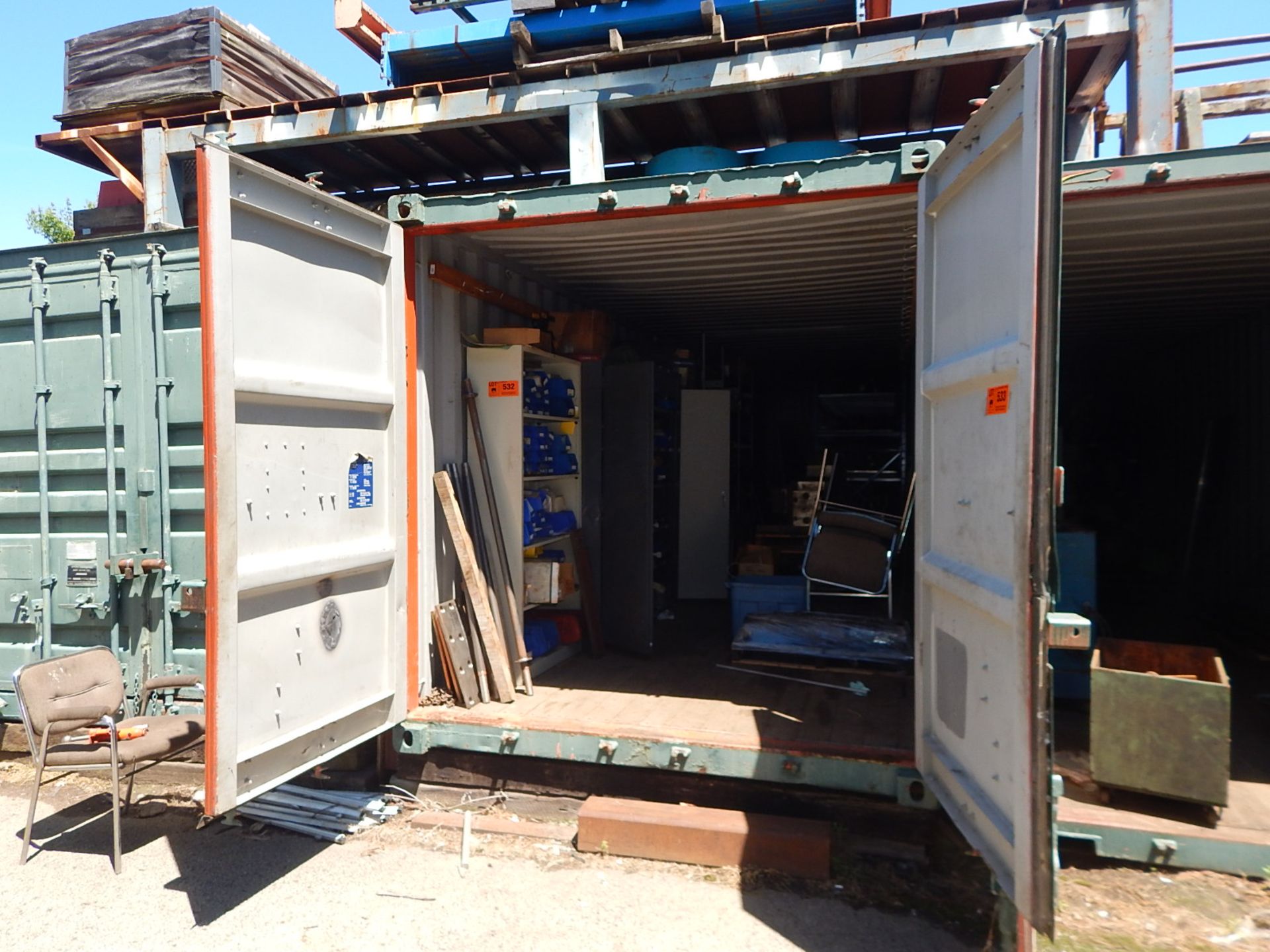 APPROX. 53' SHIPPING/STORAGE CONTAINER (NO CONTENTS) (DELAYED DELIVERY) (CI)