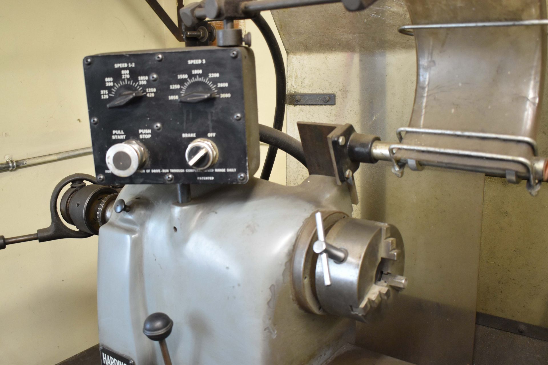 HARDINGE SUPER-PRECISION TURRET LATHE WITH 12" SWING OVER BED, 12" BETWEEN CENTERS, SPEEDS TO 3000 - Image 2 of 5
