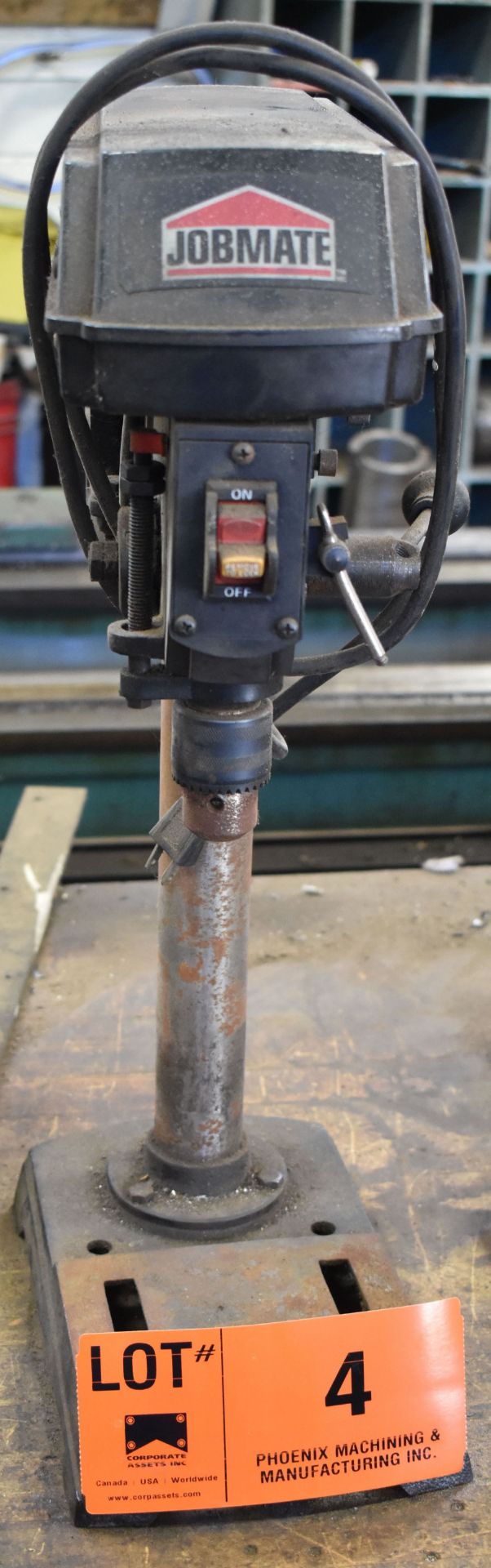 JOBMATE 55-5901-6 8" BENCH-TYPE DRILL PRESS, S/N: W074451