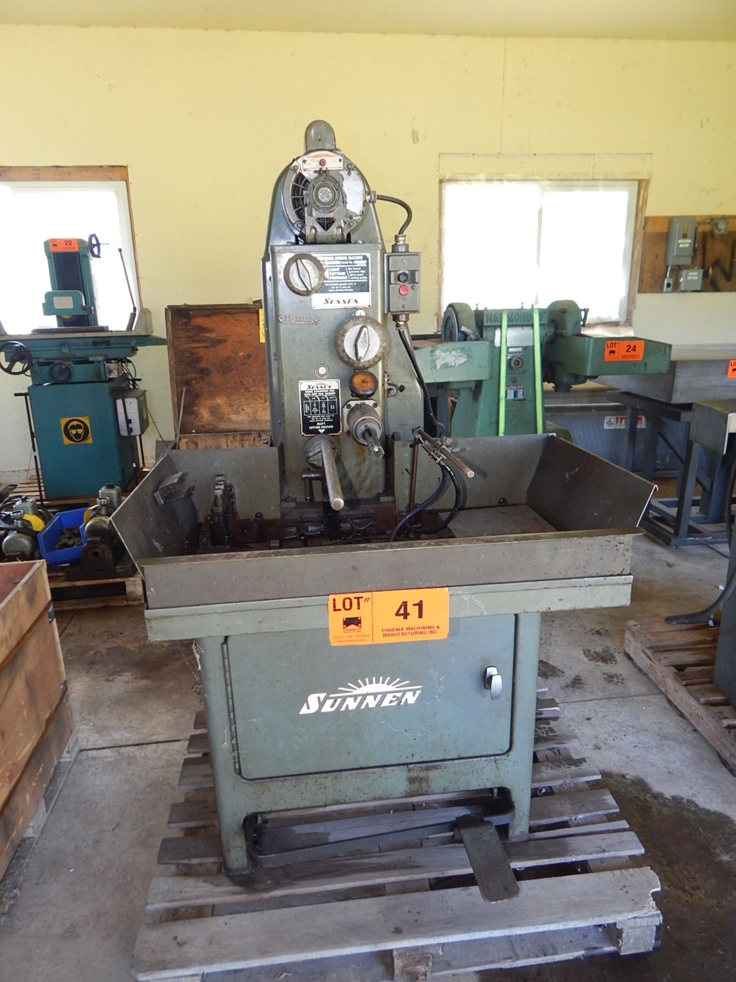 SUNNEN MBB-1660 PRECISION HONING MACHINE, S/N: 11205 (CI)