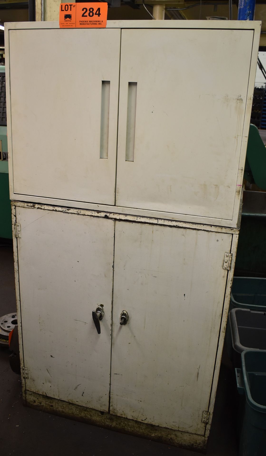 LOT/ STEEL SHOP CABINETS WITH REMAINING CONTENTS - SPARE PARTS (DELAYED DELIVERY)