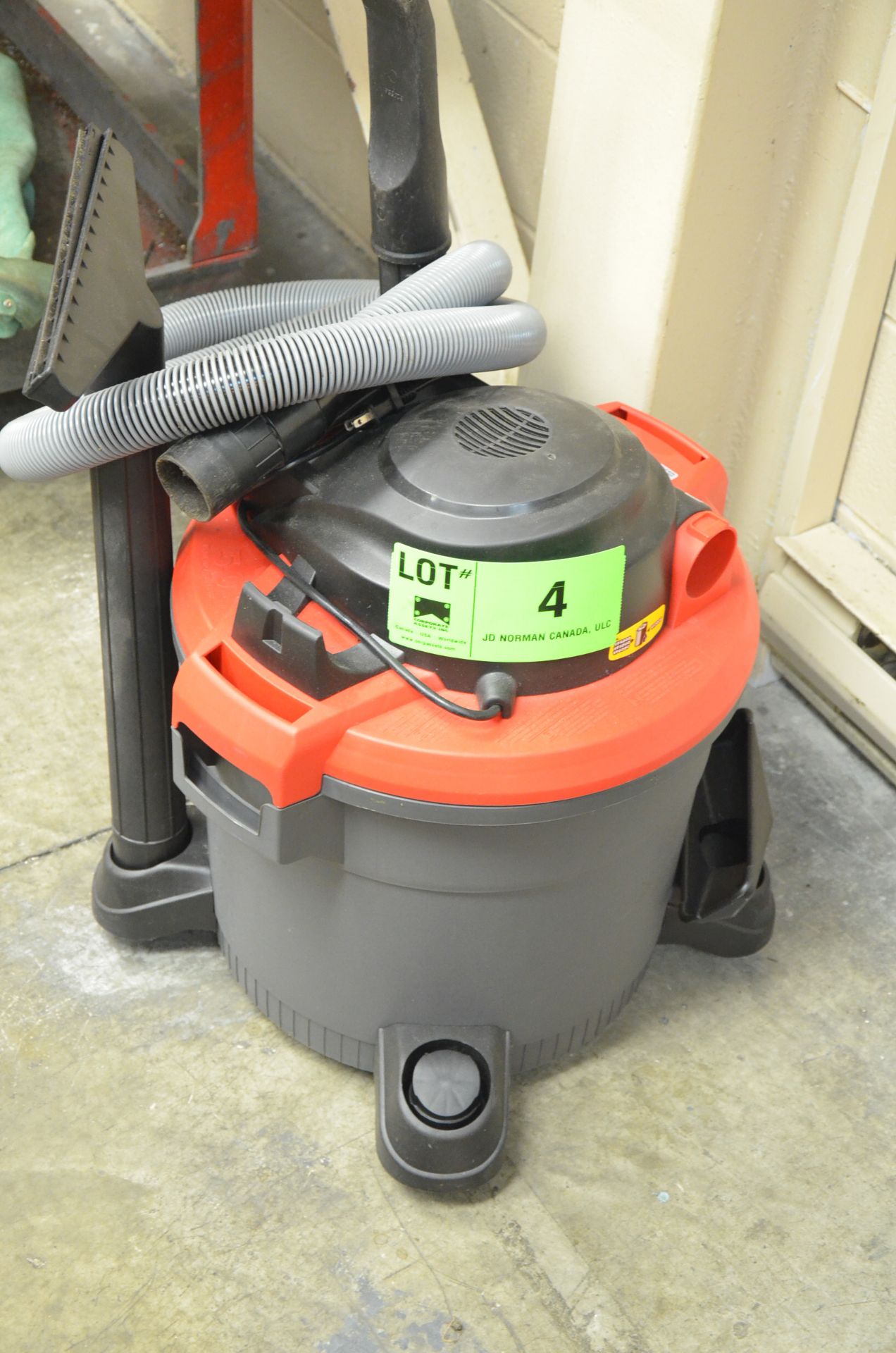 RIDGID PORTABLE SHOP VAC, S/N N/A