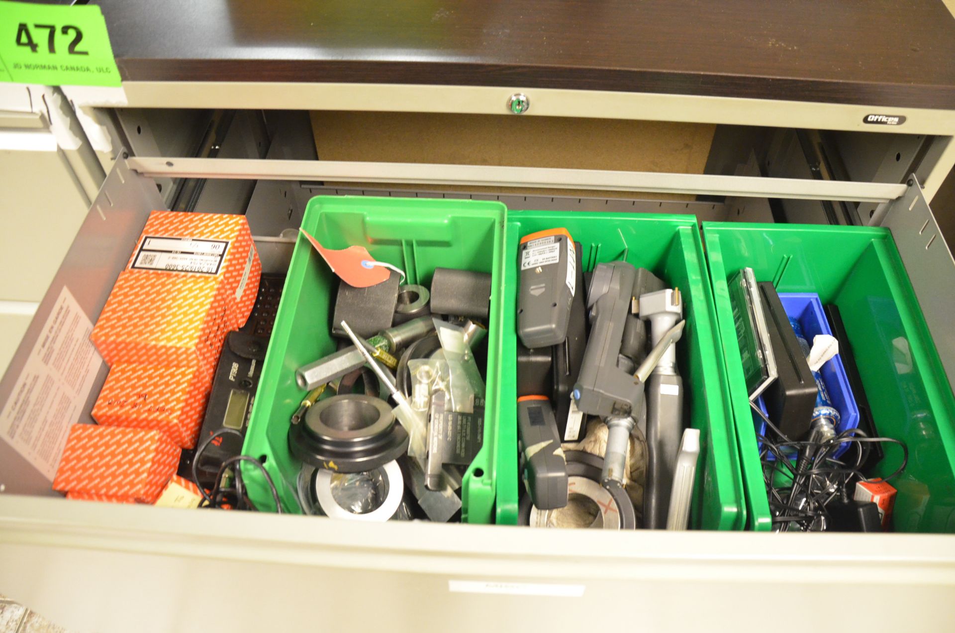 LOT/ (2) LATERAL FILE CABINETS WITH CONTENTS - SPENT GAUGES - Image 3 of 3