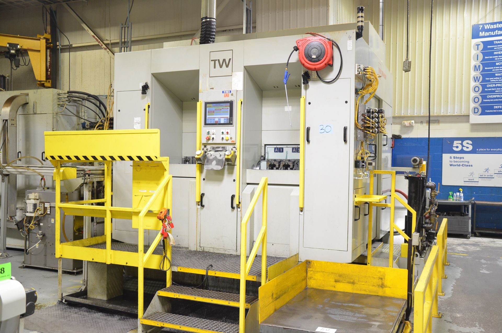 LOT/ COMPLETE LINE - BULK LOT - TRI-WAY (2016) LVL AUTOMOTIVE FLEXIBLE MANUFACTURING LINE - Image 3 of 12