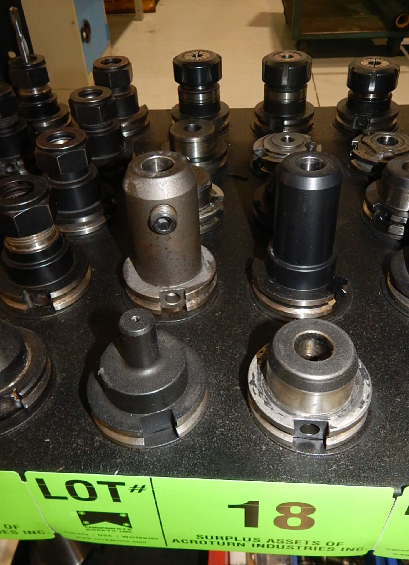 LOT/ (10) CAT 40 TOOL HOLDERS