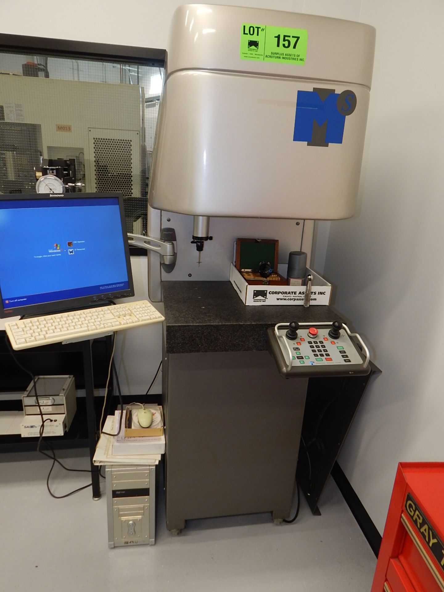 UMPIRE MS COORDINATE MEASURING MACHINE WITH JOYSTICK CONTROL, WINDOWS PC BASED DATA ACQUISITION - Image 7 of 7