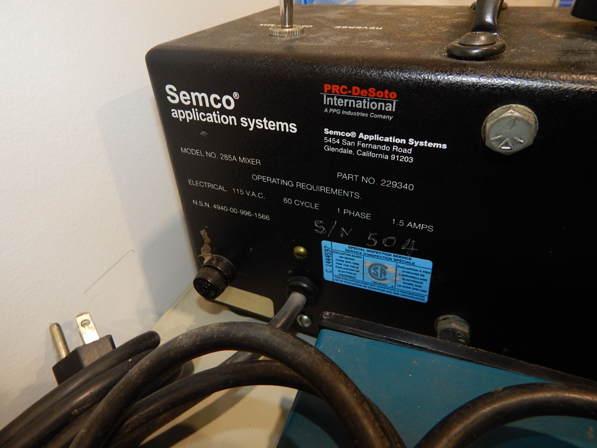 SEMECO SEMMATIC 2200 PACKAGING AND APPLICATION SYSTEM WITH SUPPLIES, S/N N/A - Image 3 of 6