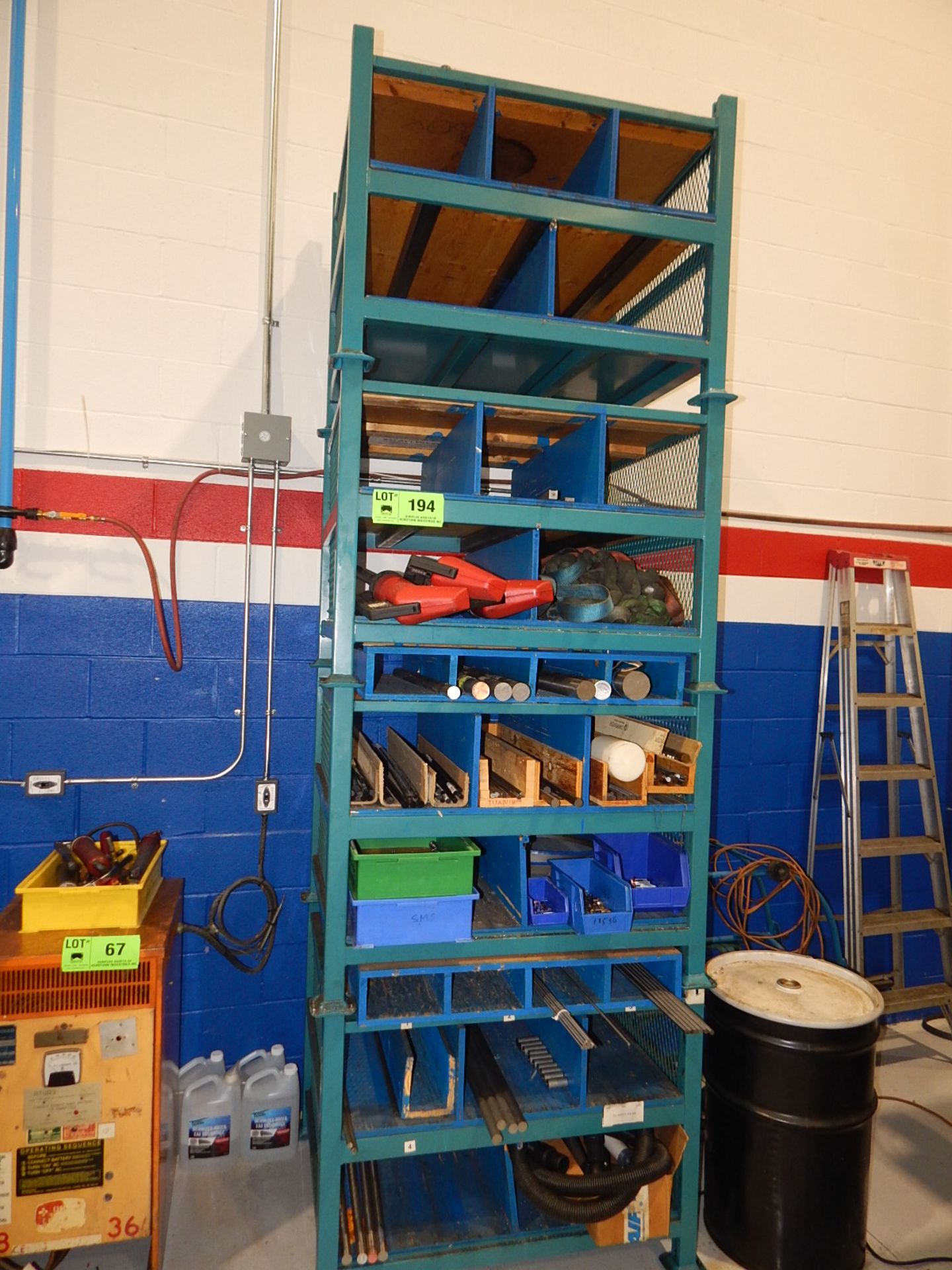 LOT/ SHELF WITH CONTENTS - SURPLUS PARTS AND COMPONENTS