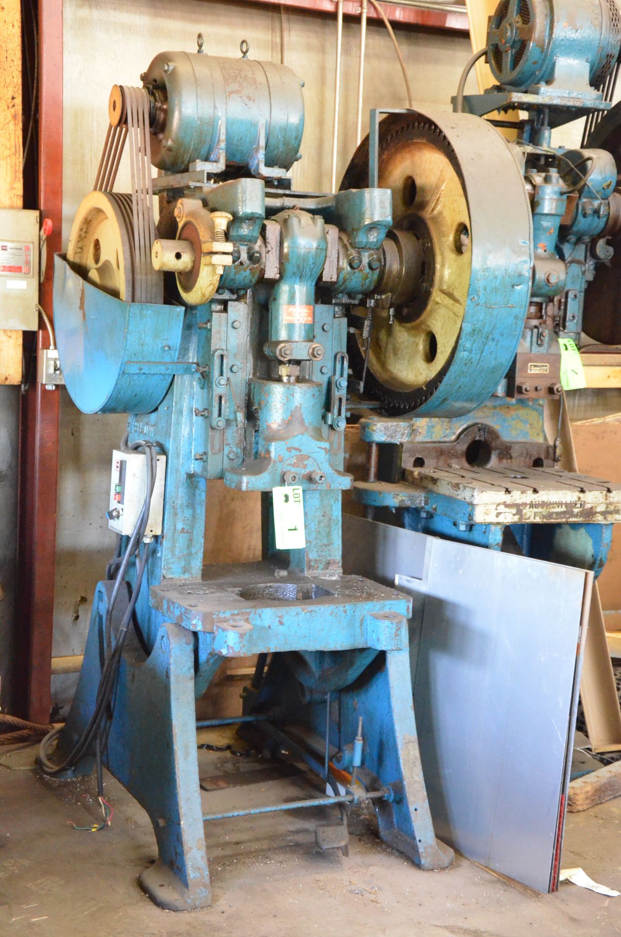 BLOW MECHANICAL OBI PUNCH PRESS, S/N: 4-7-E1 (CI) [RIGGING FEES FOR LOT# 1 - $500 PLUS APPLICABLE